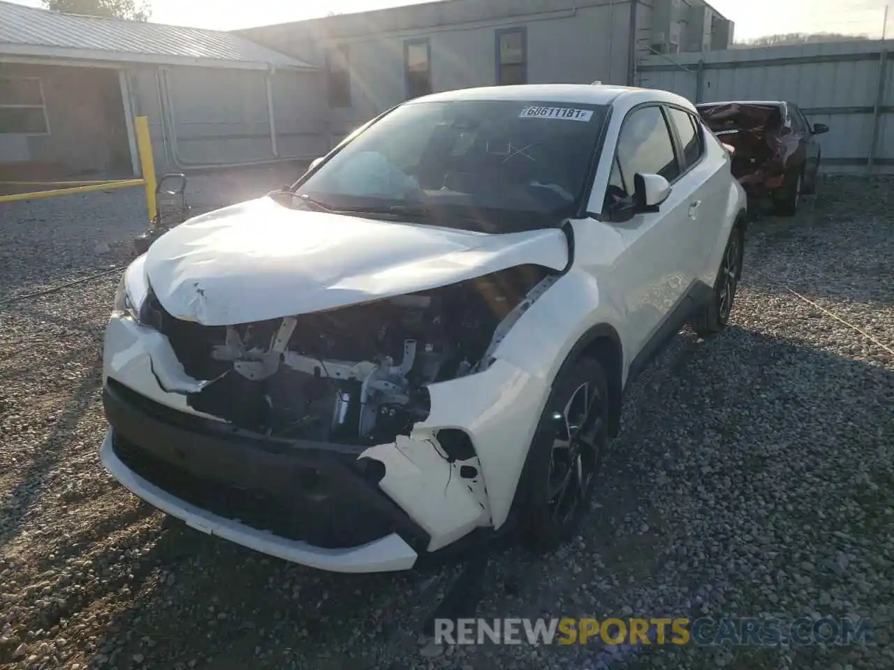 2 Photograph of a damaged car JTNKHMBXXM1126168 TOYOTA C-HR 2021