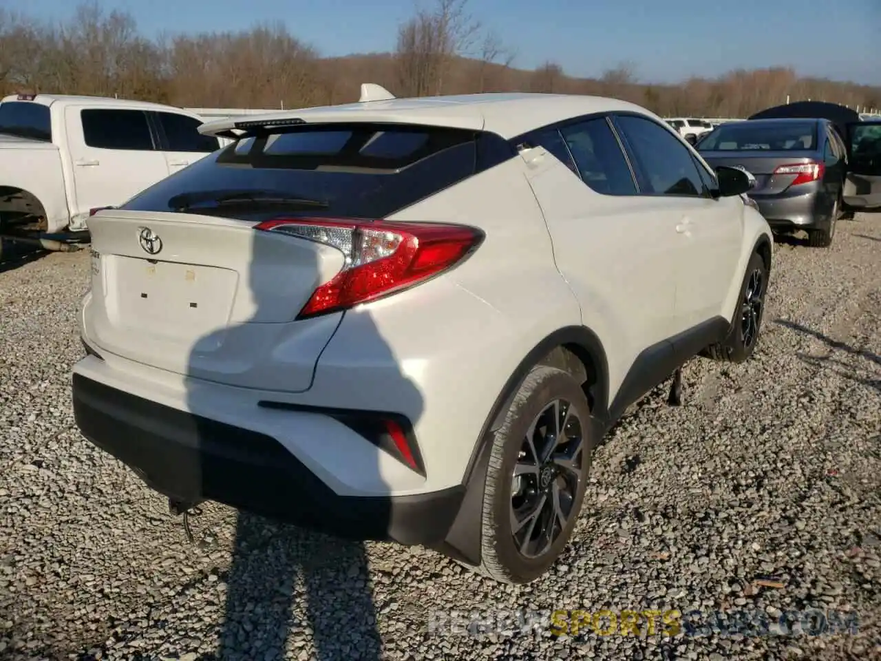 4 Photograph of a damaged car JTNKHMBXXM1126168 TOYOTA C-HR 2021