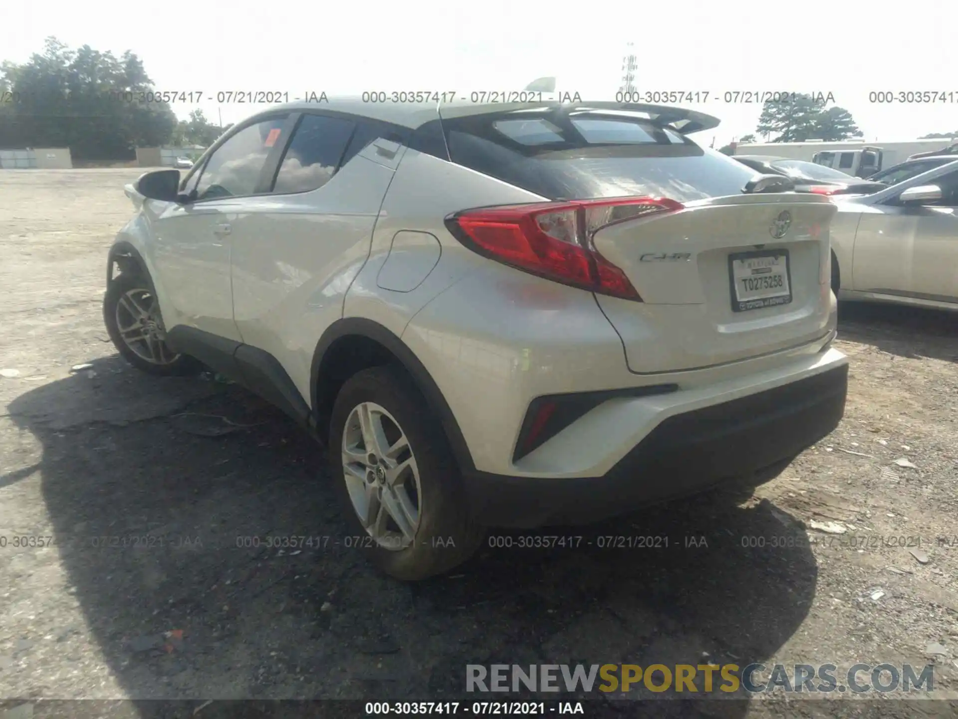 3 Photograph of a damaged car NMTKHMBX0MR118991 TOYOTA C-HR 2021