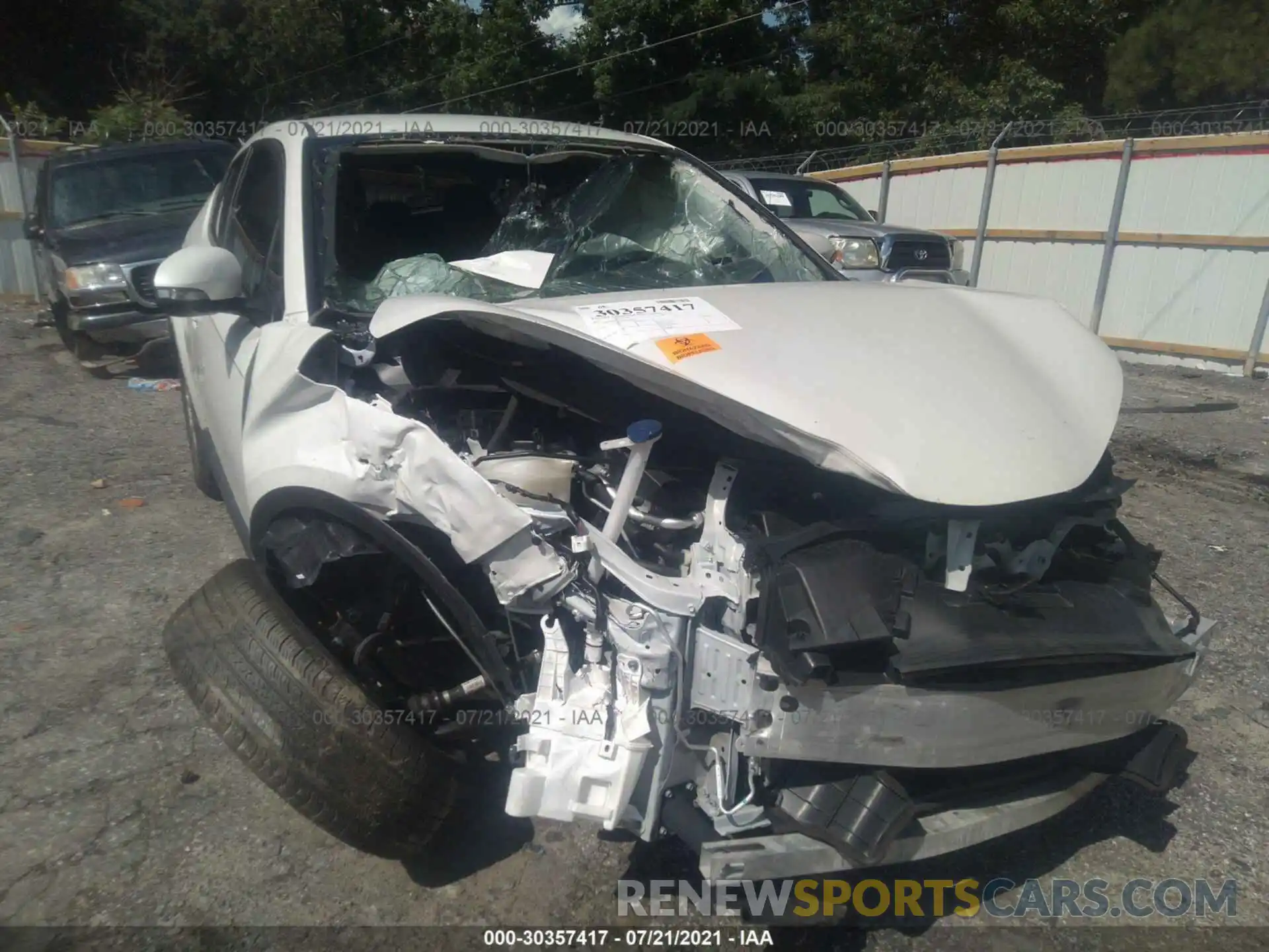 6 Photograph of a damaged car NMTKHMBX0MR118991 TOYOTA C-HR 2021