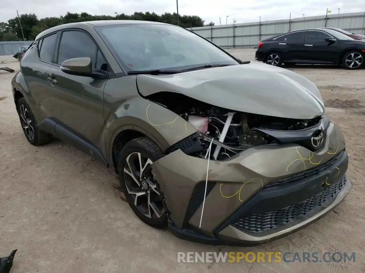 1 Photograph of a damaged car NMTKHMBX0MR120451 TOYOTA C-HR 2021