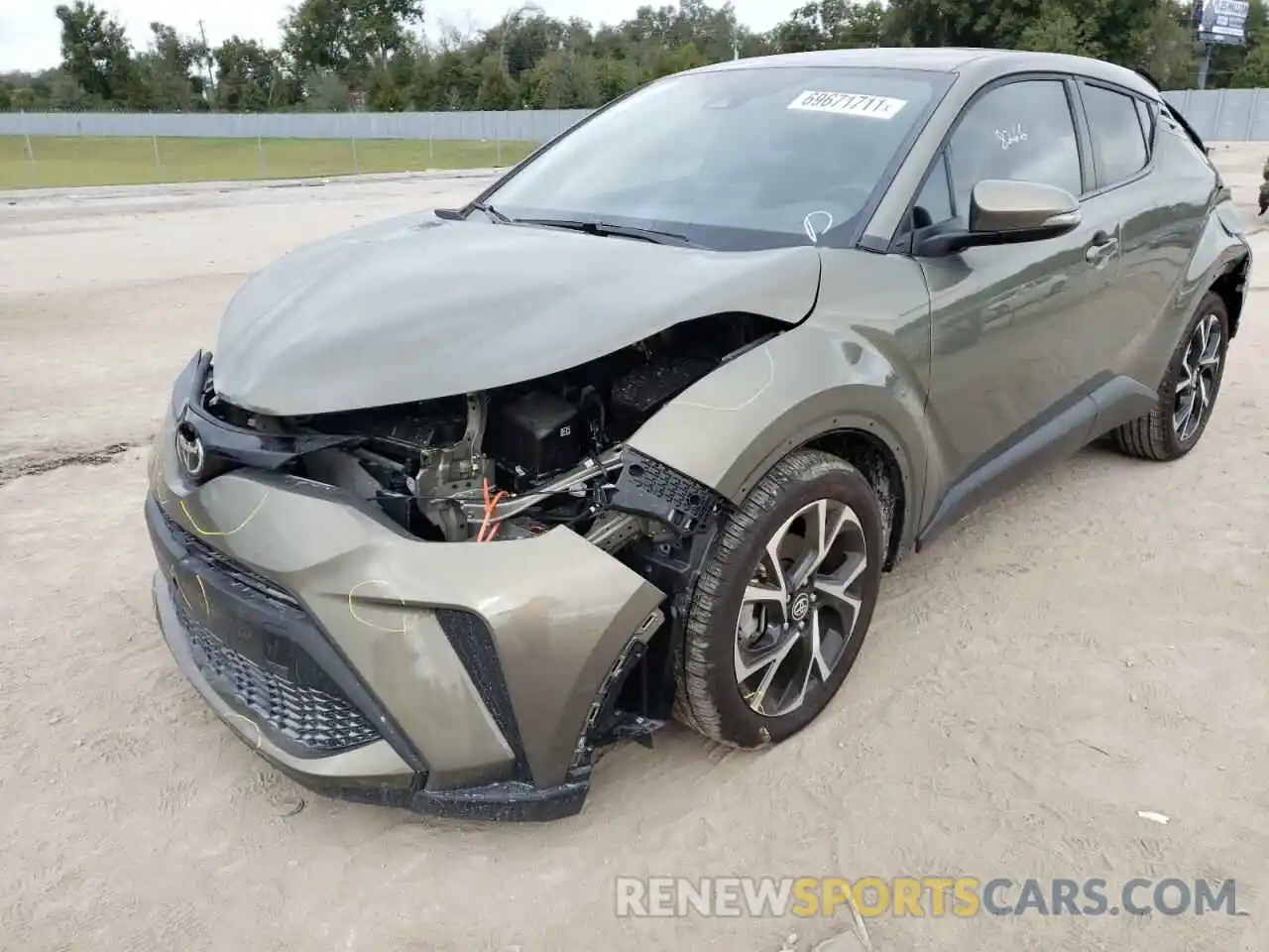 2 Photograph of a damaged car NMTKHMBX0MR120451 TOYOTA C-HR 2021