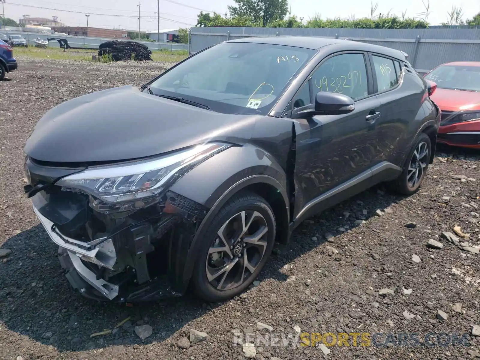 2 Фотография поврежденного автомобиля NMTKHMBX0MR125780 TOYOTA C-HR 2021