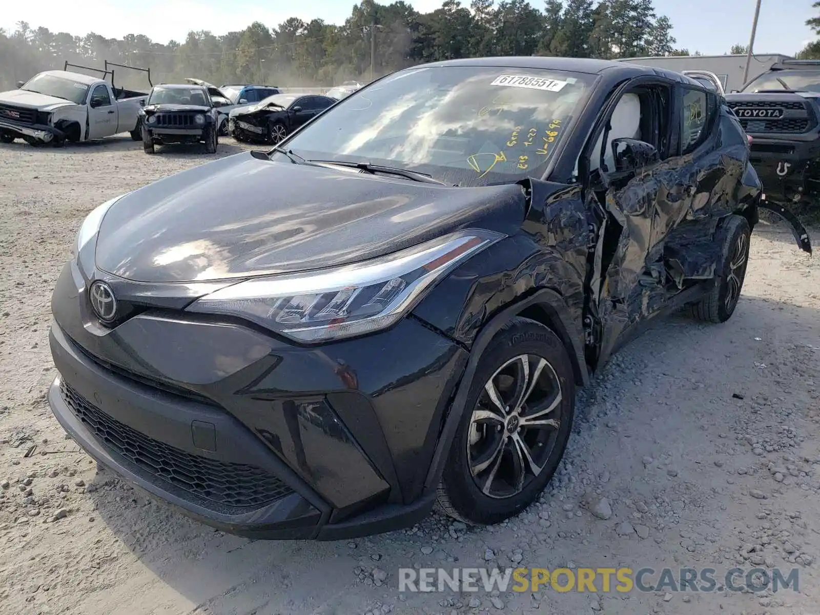 2 Photograph of a damaged car NMTKHMBX0MR126699 TOYOTA C-HR 2021