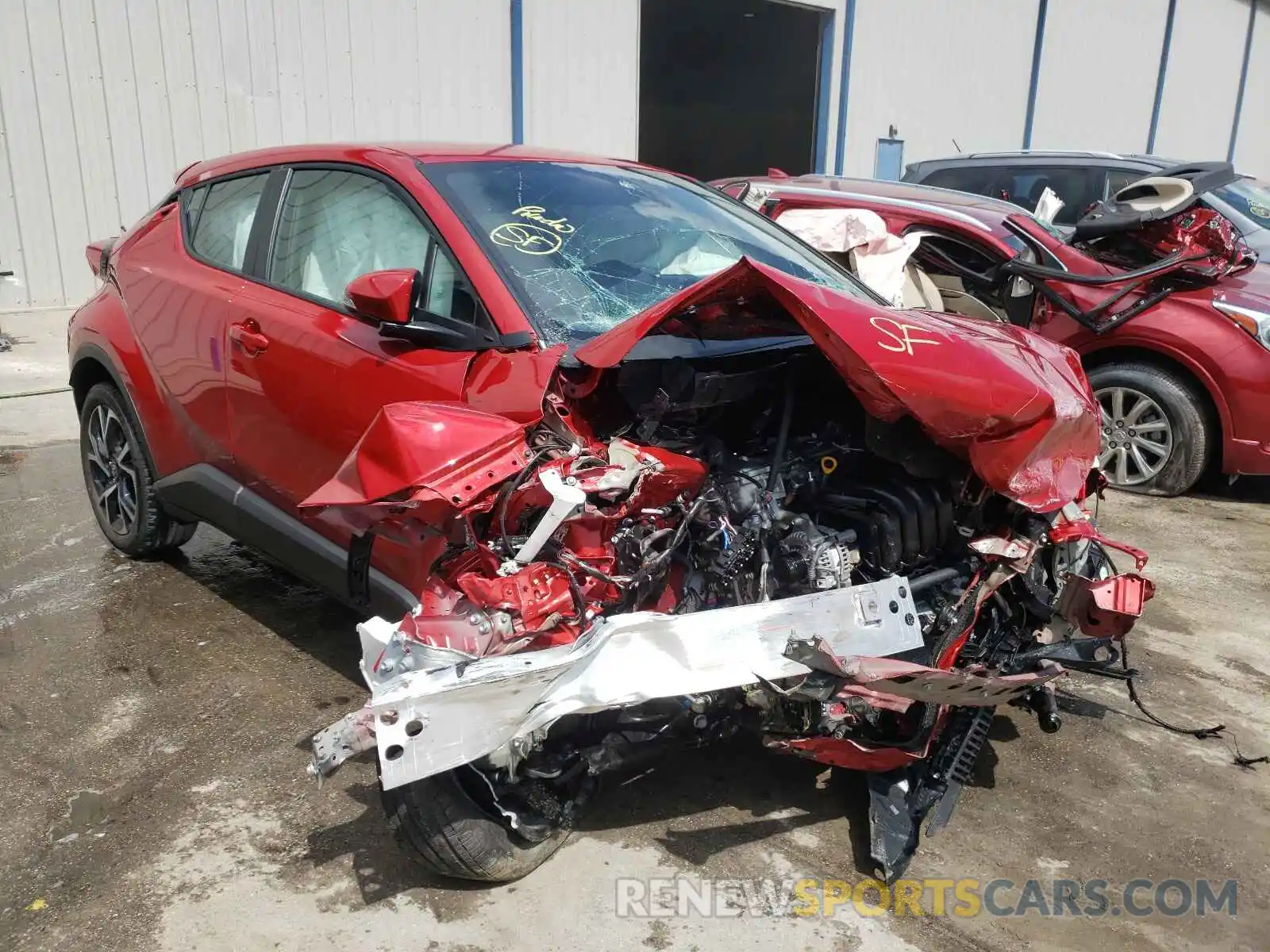 1 Photograph of a damaged car NMTKHMBX0MR127030 TOYOTA C-HR 2021