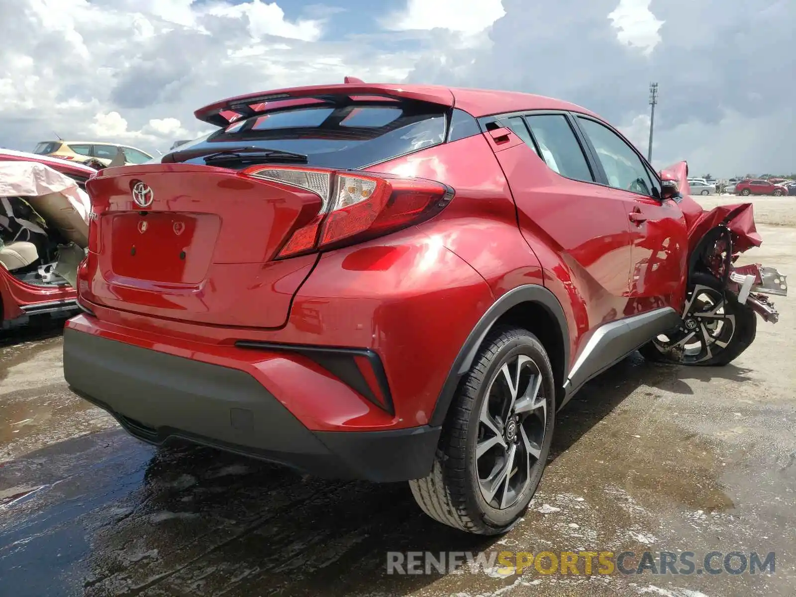 4 Photograph of a damaged car NMTKHMBX0MR127030 TOYOTA C-HR 2021