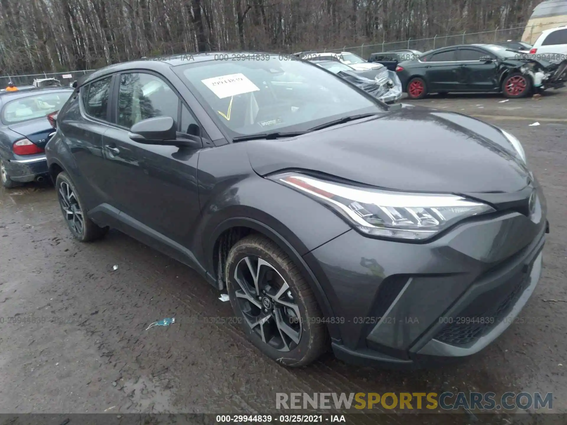 1 Photograph of a damaged car NMTKHMBX1MR119003 TOYOTA C-HR 2021