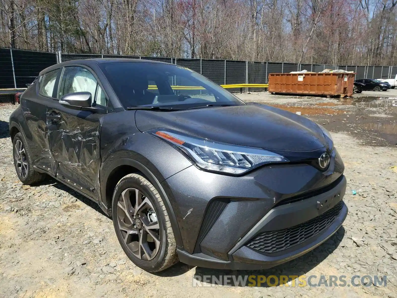 1 Photograph of a damaged car NMTKHMBX1MR121396 TOYOTA C-HR 2021