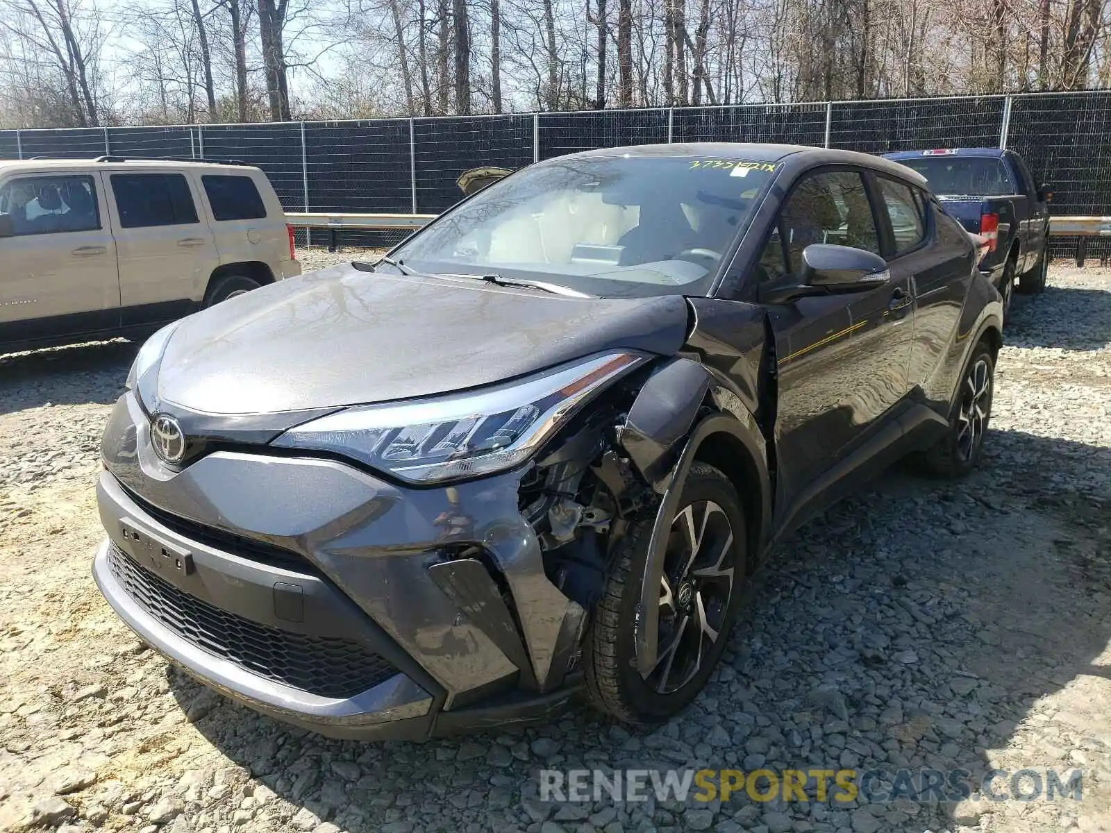 2 Photograph of a damaged car NMTKHMBX1MR121396 TOYOTA C-HR 2021