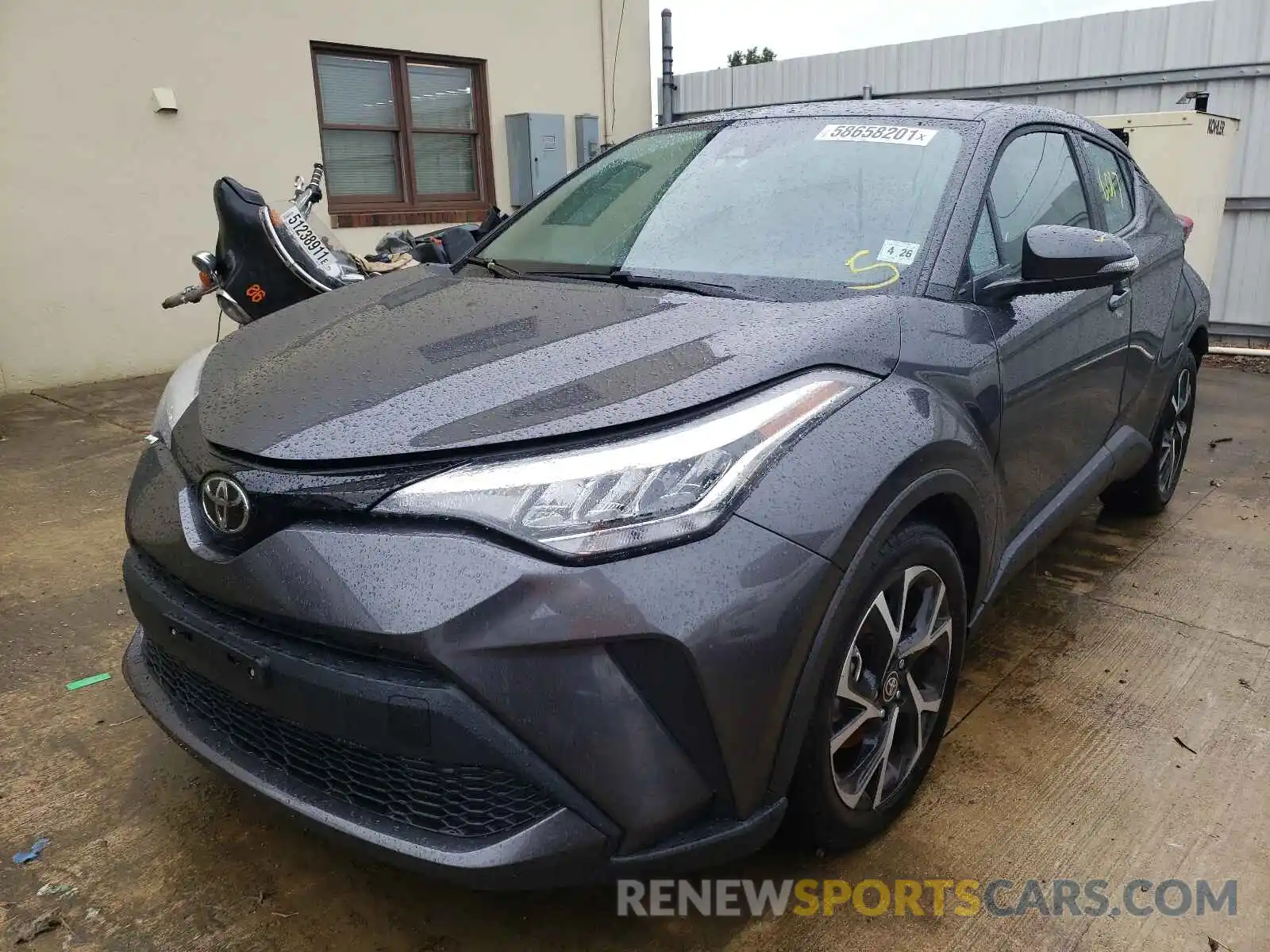 2 Photograph of a damaged car NMTKHMBX1MR121673 TOYOTA C-HR 2021