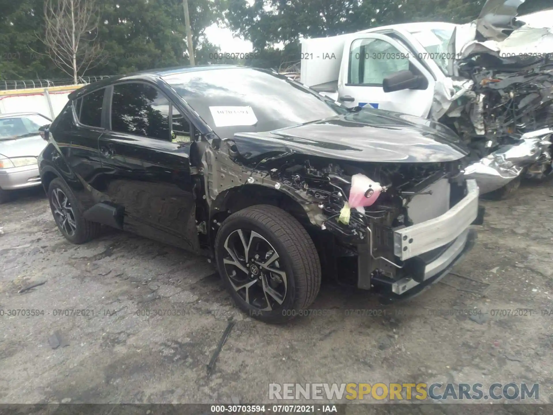 1 Photograph of a damaged car NMTKHMBX1MR123763 TOYOTA C-HR 2021