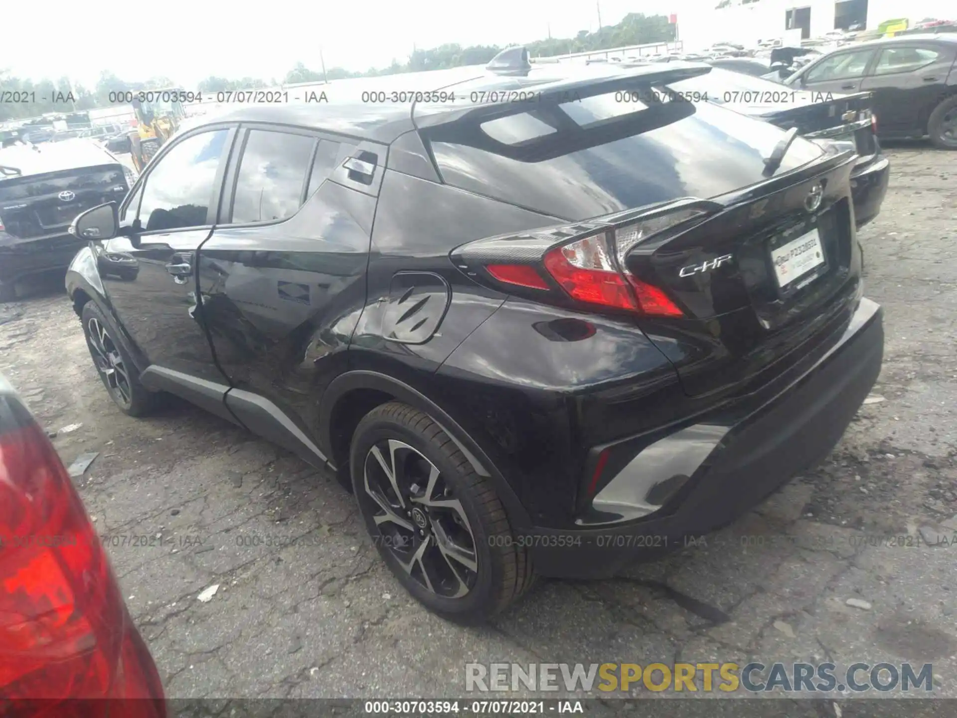 3 Photograph of a damaged car NMTKHMBX1MR123763 TOYOTA C-HR 2021