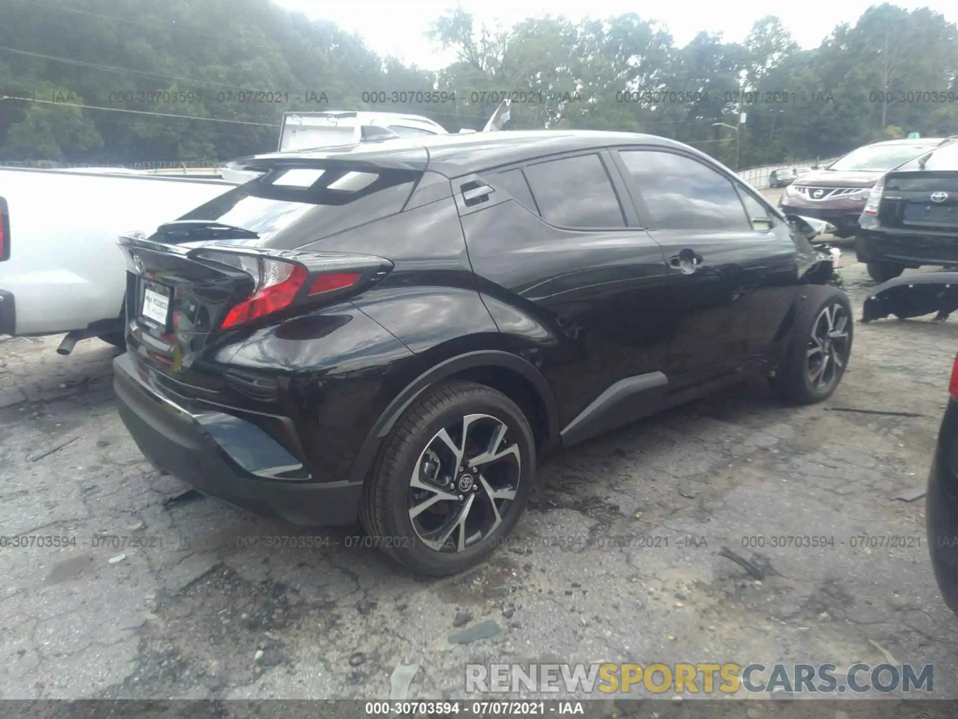 4 Photograph of a damaged car NMTKHMBX1MR123763 TOYOTA C-HR 2021