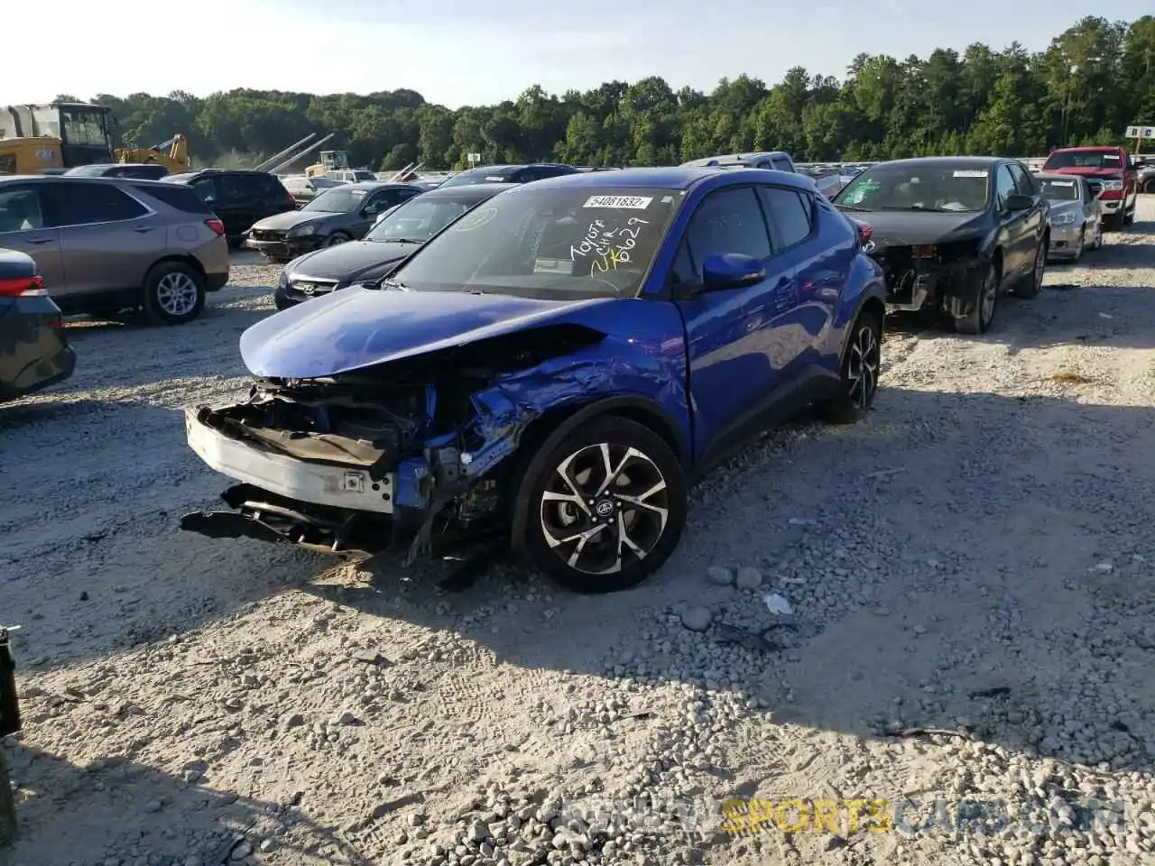 2 Photograph of a damaged car NMTKHMBX1MR126629 TOYOTA C-HR 2021