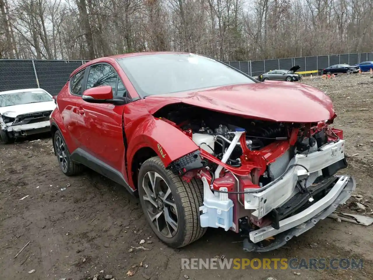 1 Photograph of a damaged car NMTKHMBX1MR127151 TOYOTA C-HR 2021