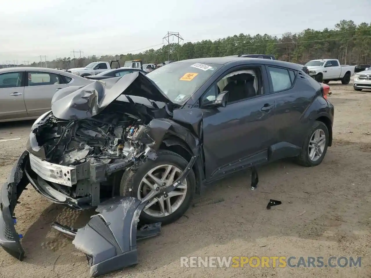 1 Photograph of a damaged car NMTKHMBX1MR129997 TOYOTA C-HR 2021