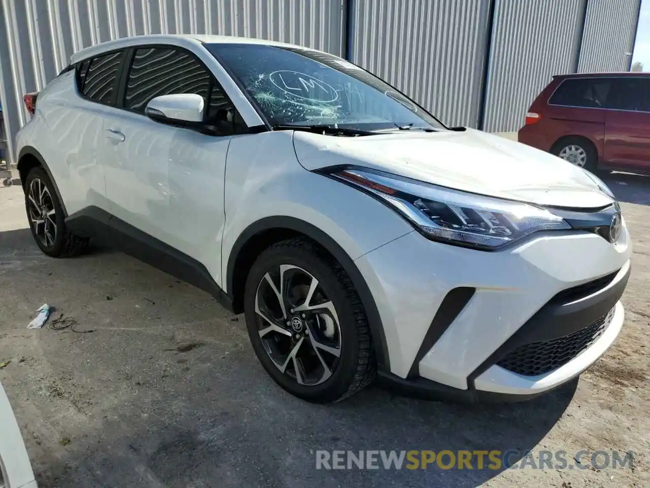 1 Photograph of a damaged car NMTKHMBX1MR135735 TOYOTA C-HR 2021