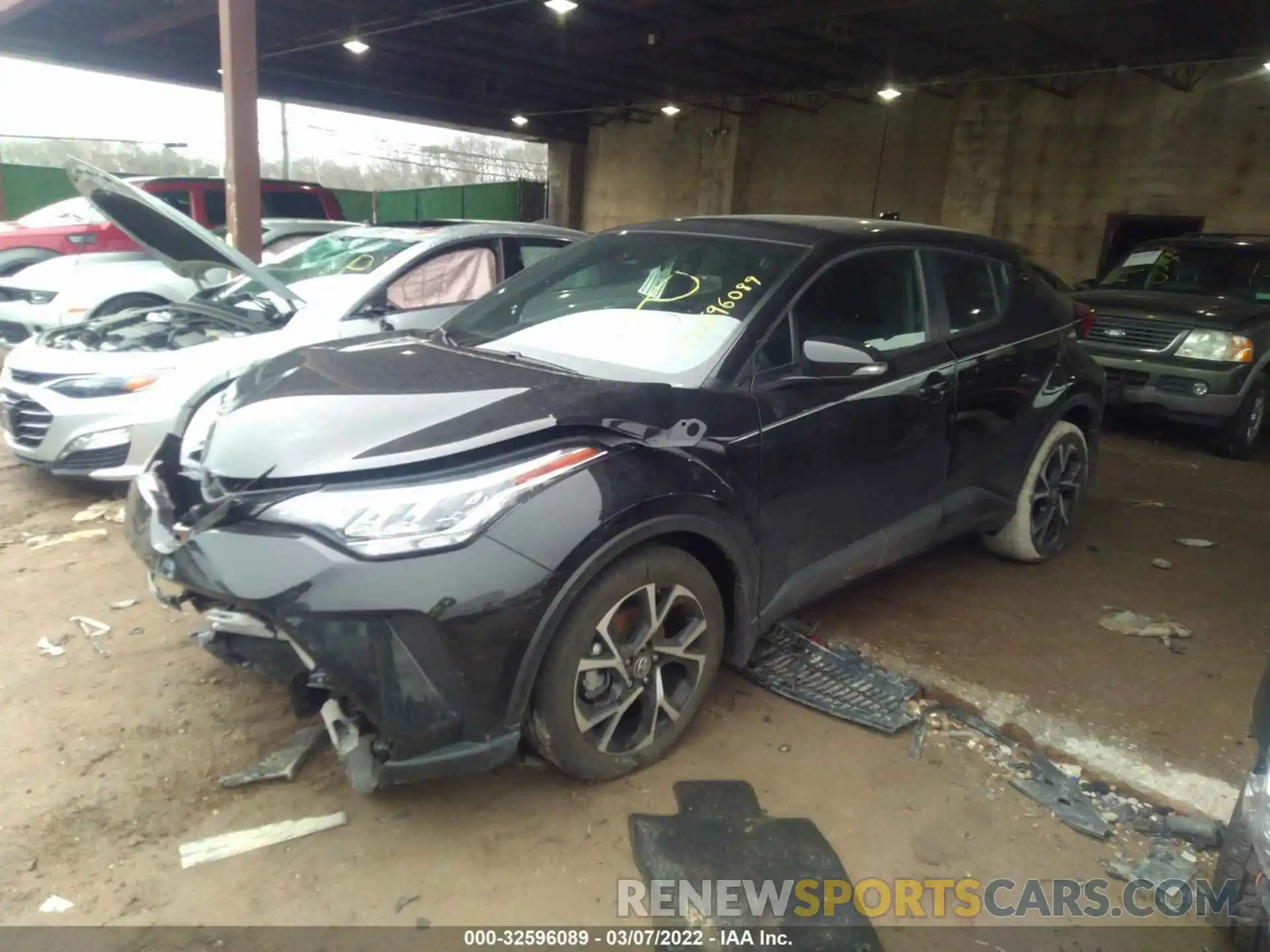 2 Photograph of a damaged car NMTKHMBX1MR137193 TOYOTA C-HR 2021