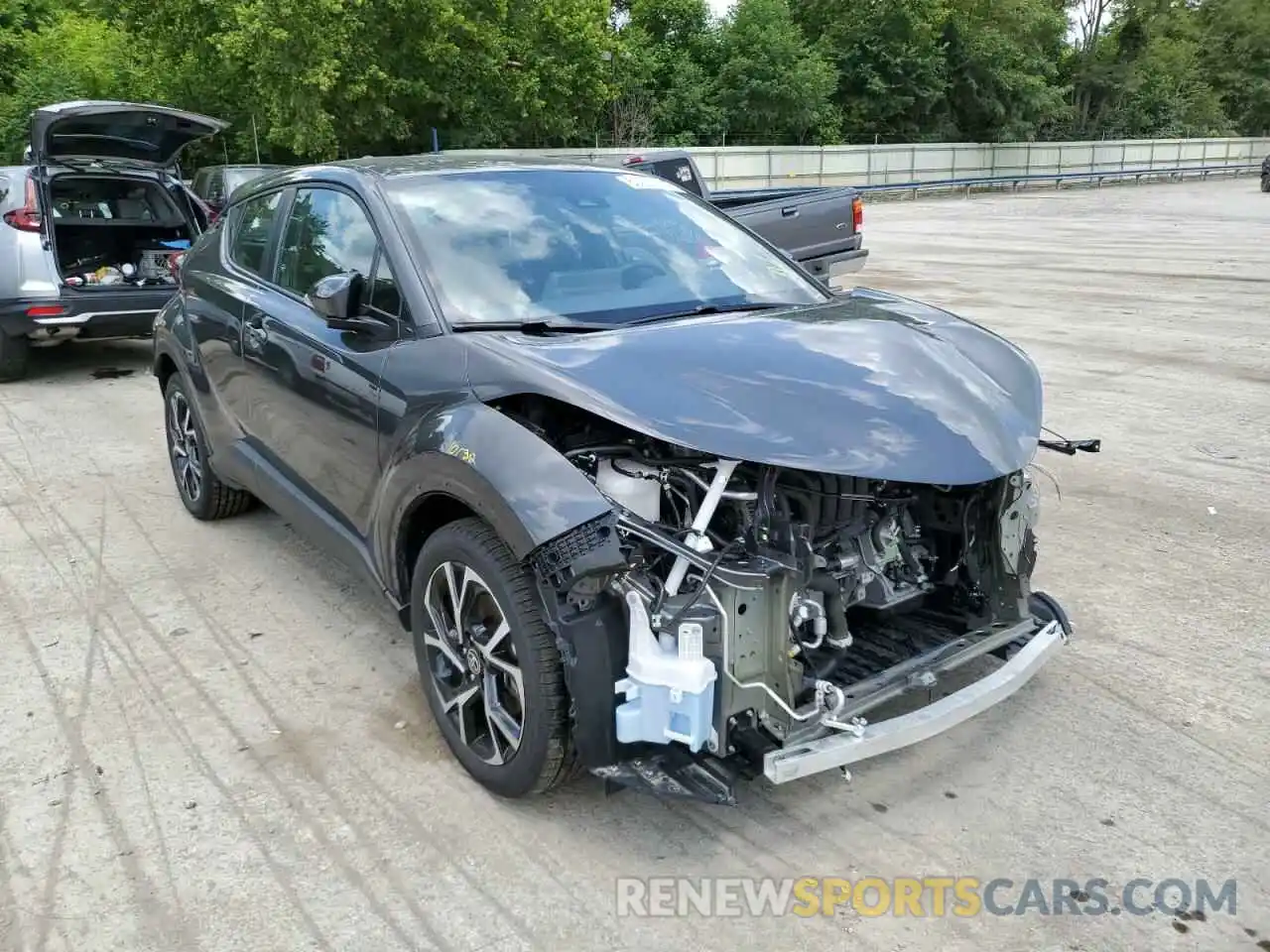 1 Photograph of a damaged car NMTKHMBX1MR138196 TOYOTA C-HR 2021