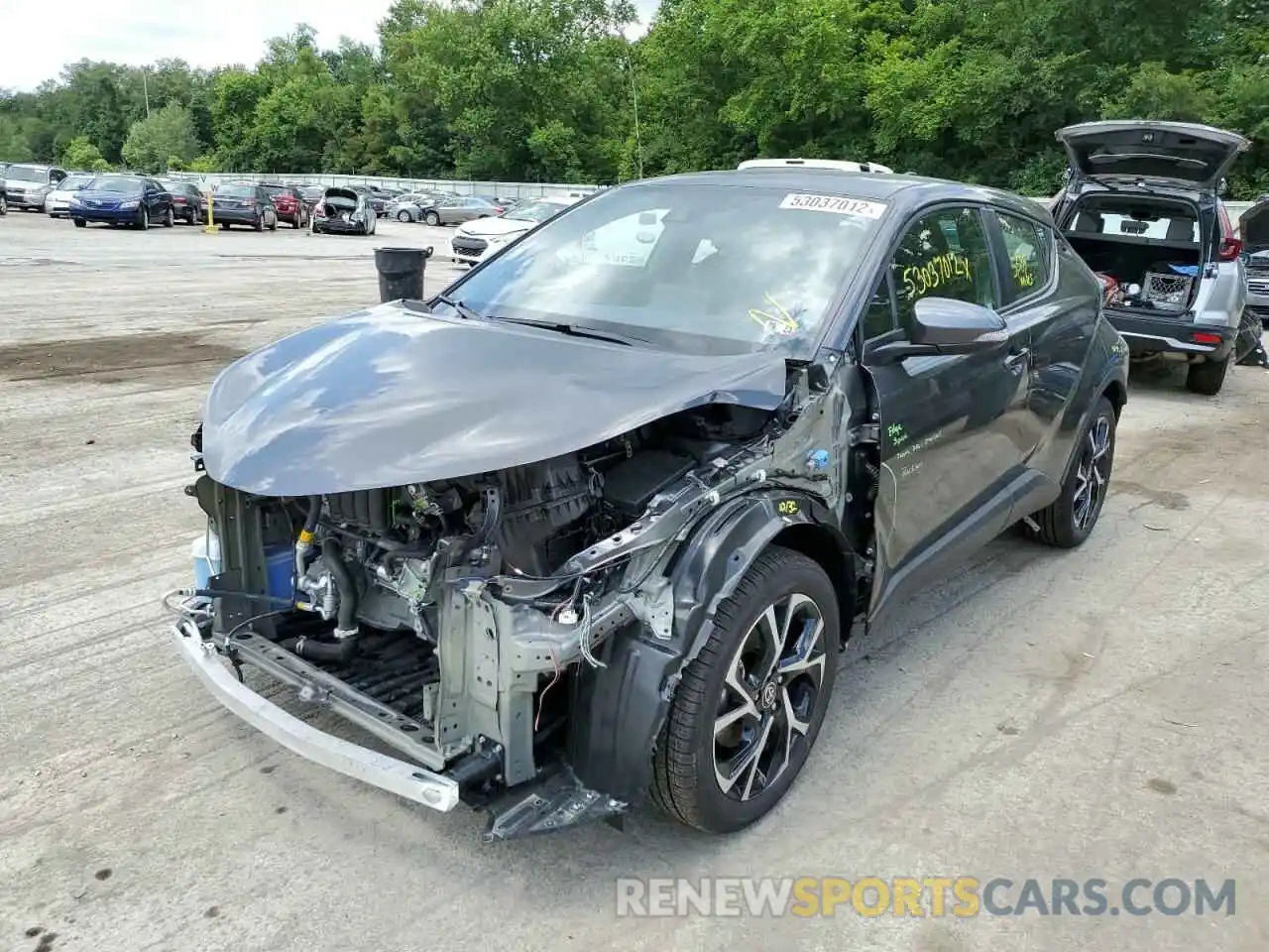 2 Photograph of a damaged car NMTKHMBX1MR138196 TOYOTA C-HR 2021