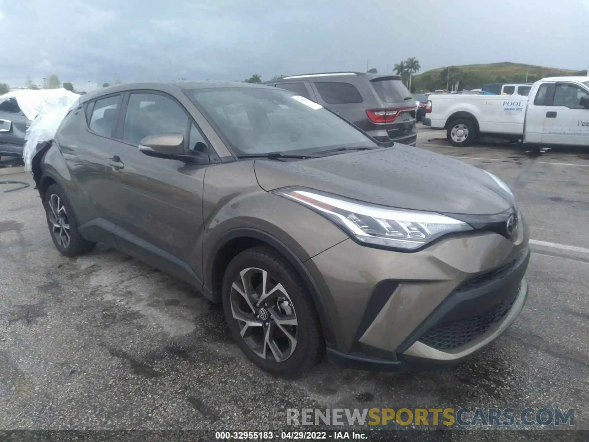 1 Photograph of a damaged car NMTKHMBX2MR119656 TOYOTA C-HR 2021