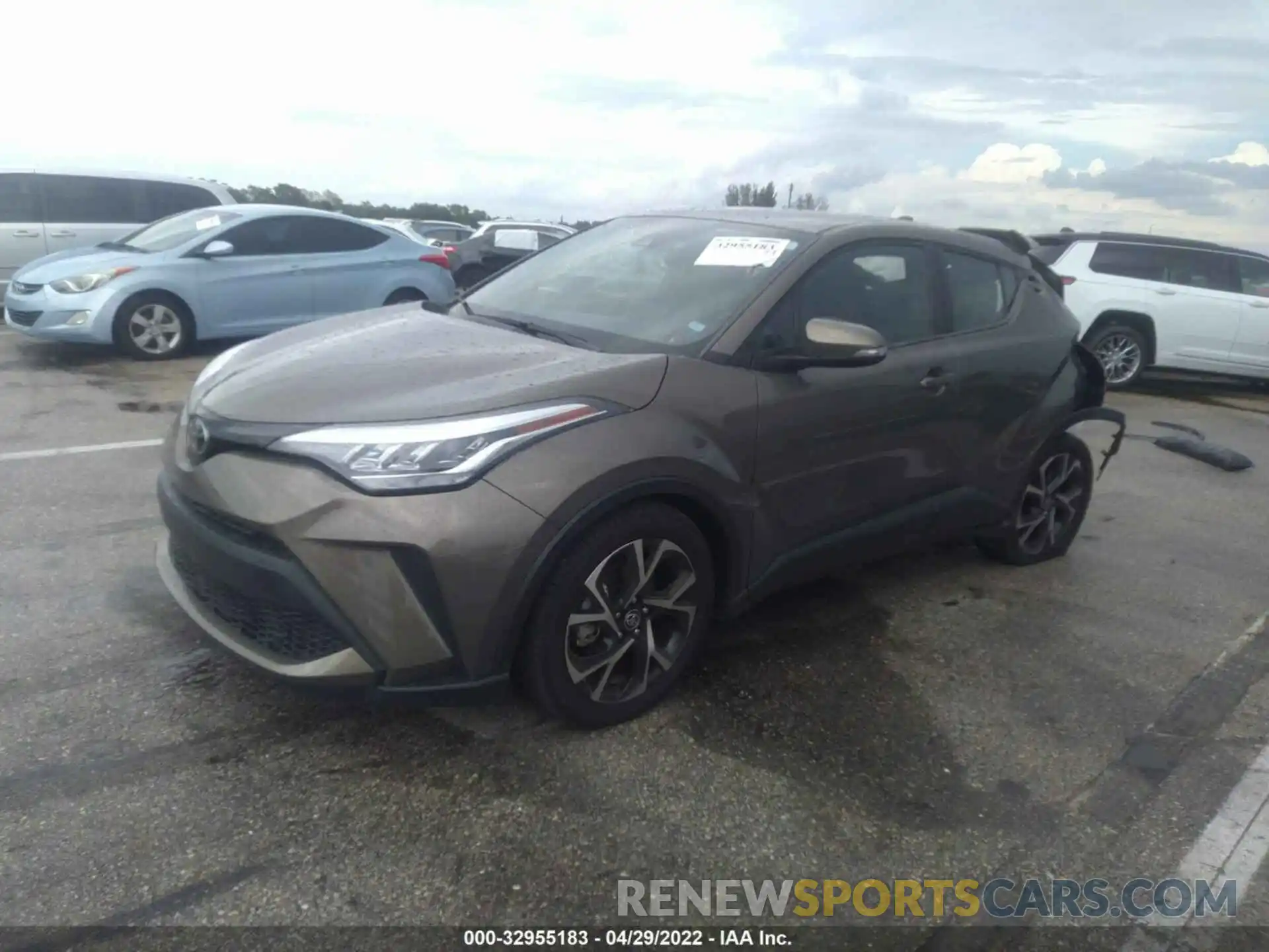 2 Photograph of a damaged car NMTKHMBX2MR119656 TOYOTA C-HR 2021