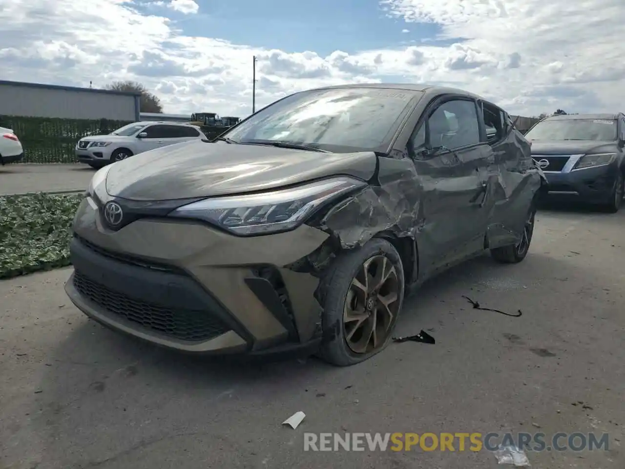 1 Photograph of a damaged car NMTKHMBX2MR124940 TOYOTA C-HR 2021