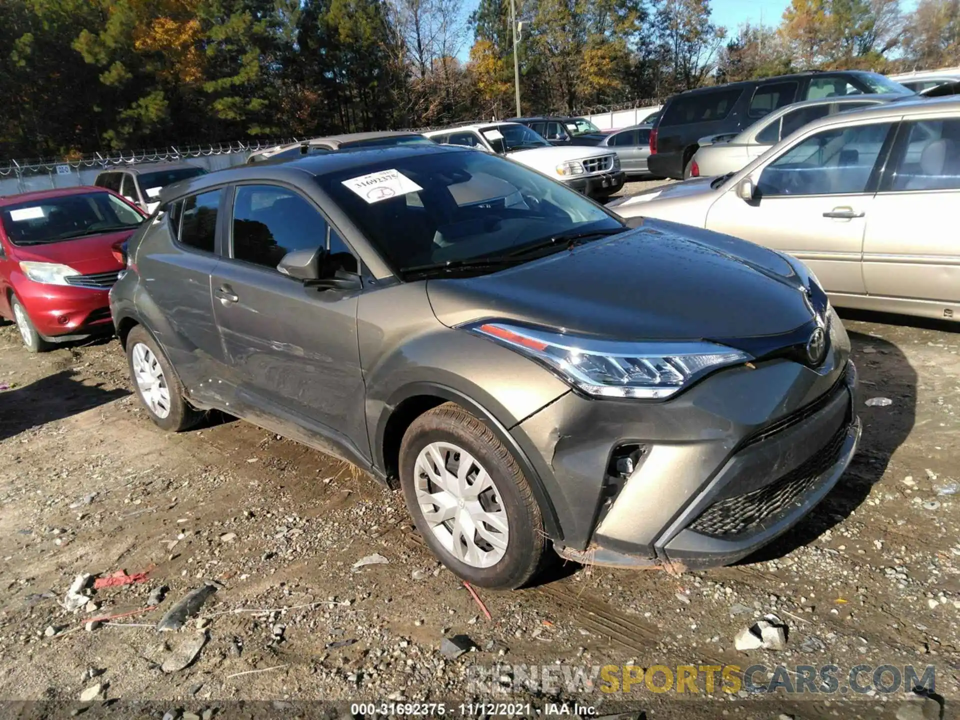 1 Photograph of a damaged car NMTKHMBX2MR125585 TOYOTA C-HR 2021