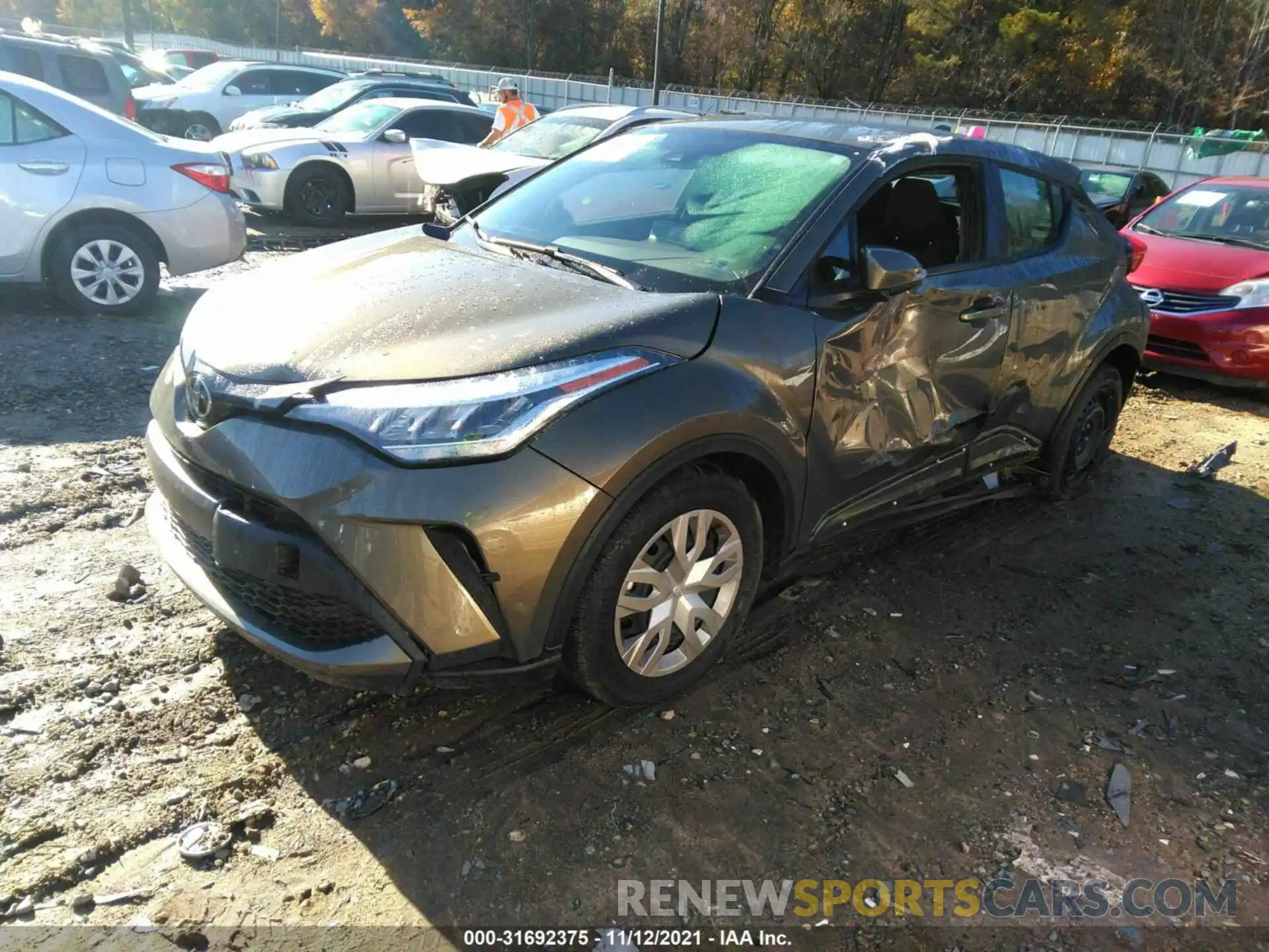 2 Photograph of a damaged car NMTKHMBX2MR125585 TOYOTA C-HR 2021