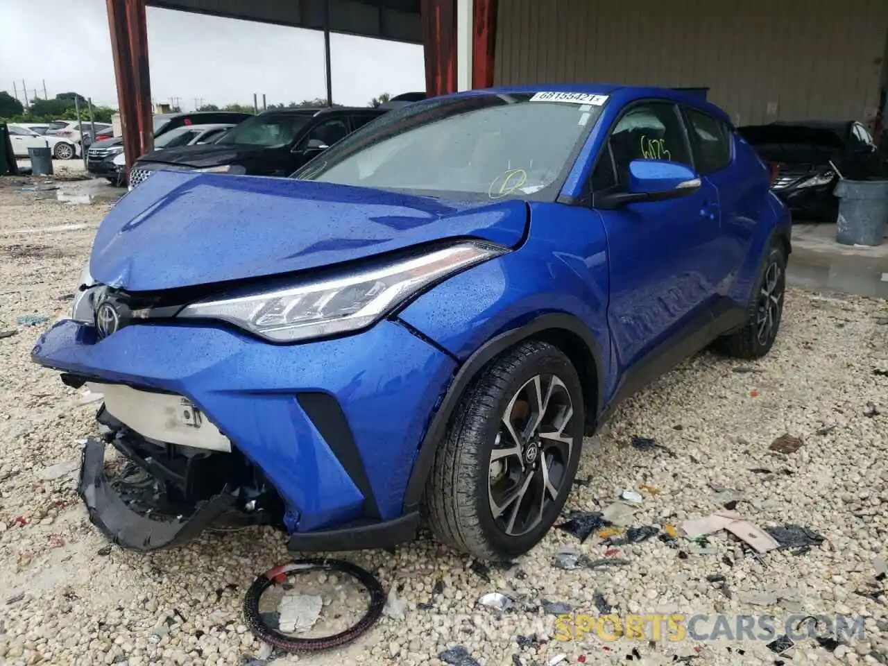 2 Фотография поврежденного автомобиля NMTKHMBX2MR126736 TOYOTA C-HR 2021