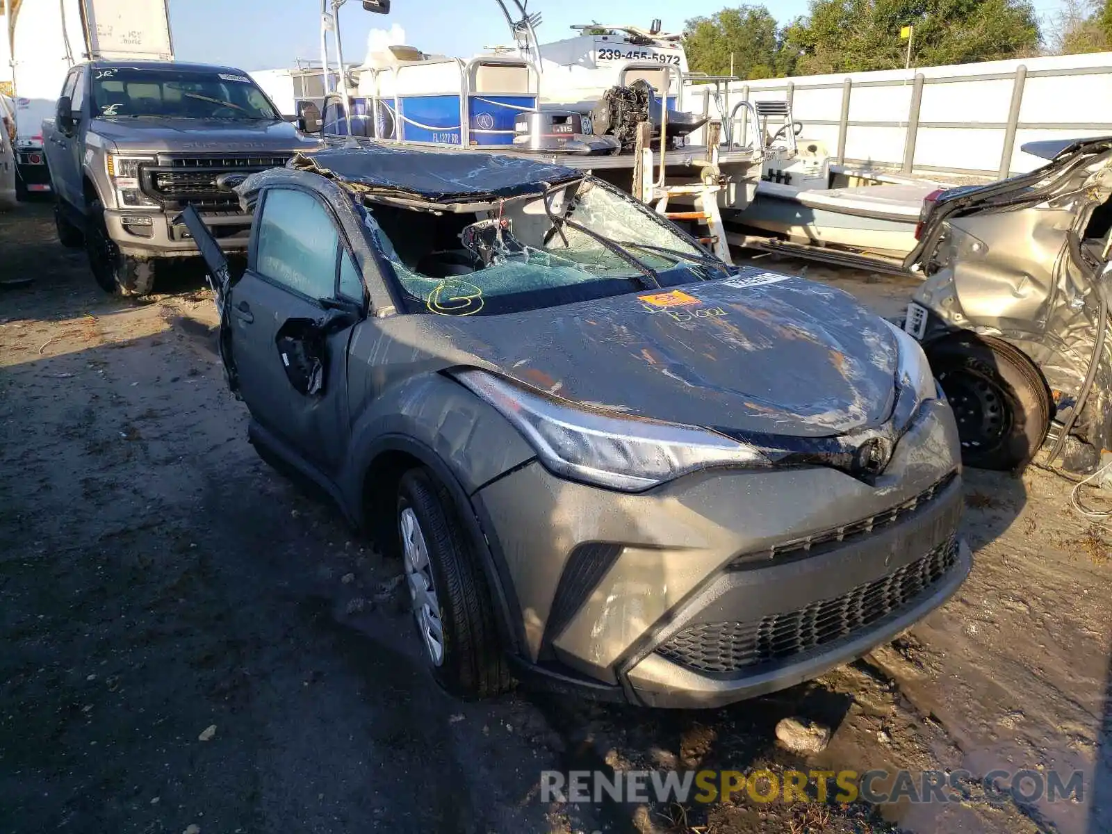 1 Photograph of a damaged car NMTKHMBX2MR126901 TOYOTA C-HR 2021