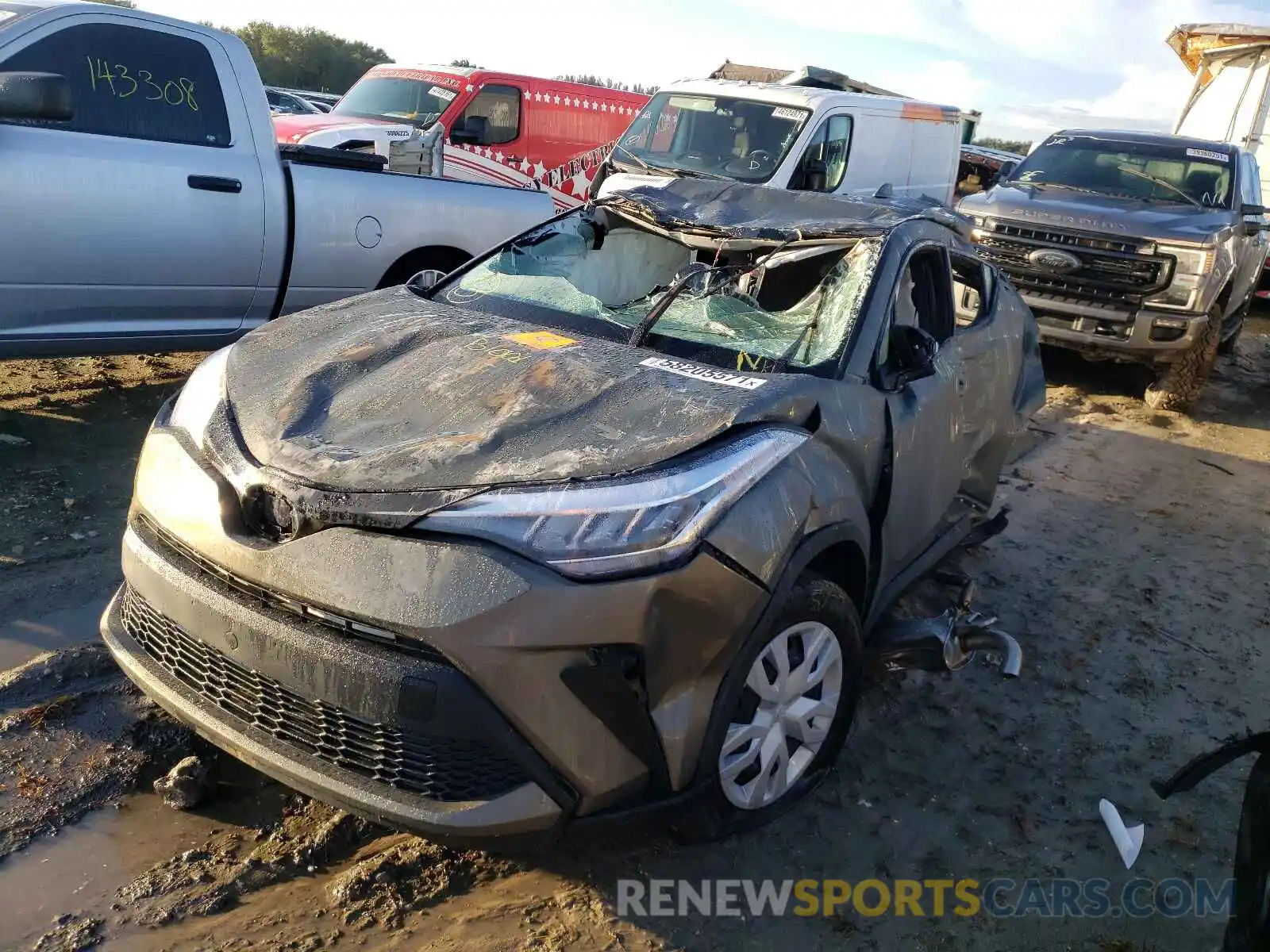 2 Photograph of a damaged car NMTKHMBX2MR126901 TOYOTA C-HR 2021