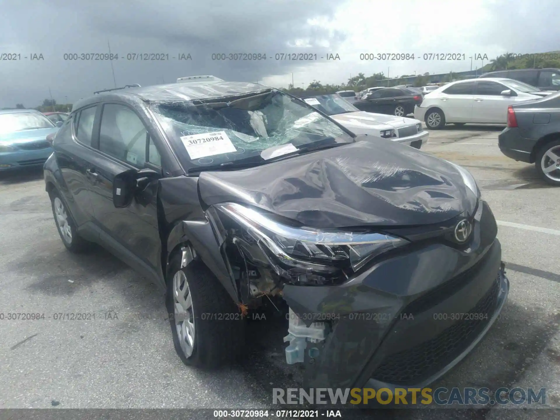 1 Photograph of a damaged car NMTKHMBX2MR128907 TOYOTA C-HR 2021