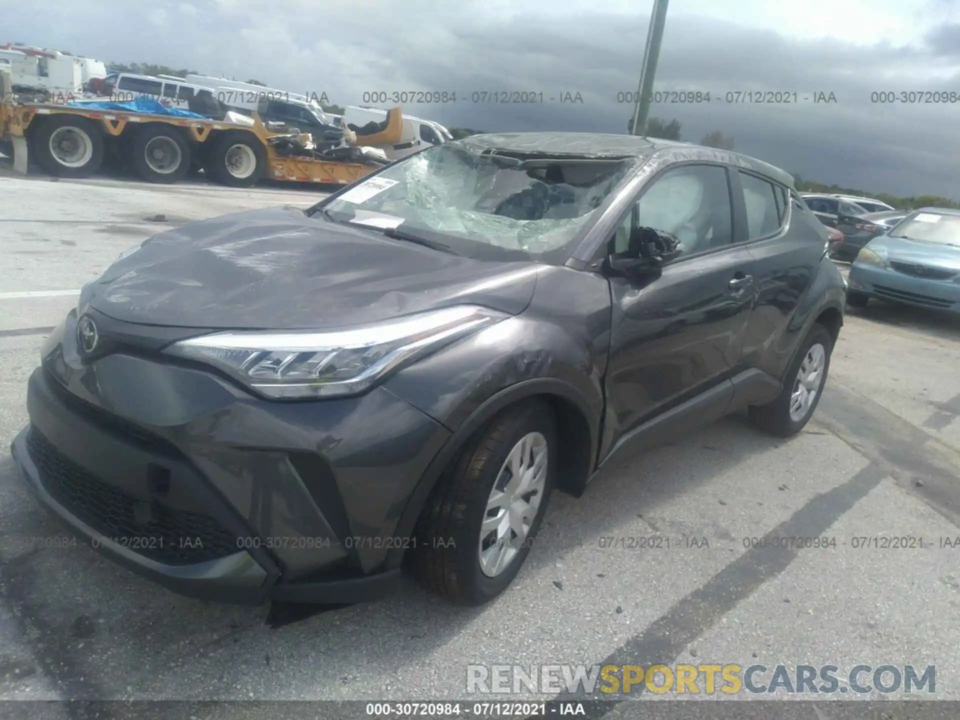 2 Photograph of a damaged car NMTKHMBX2MR128907 TOYOTA C-HR 2021