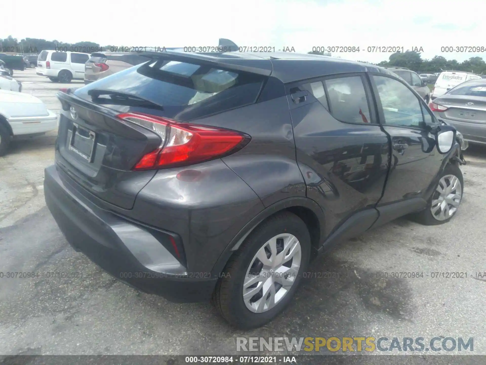 4 Photograph of a damaged car NMTKHMBX2MR128907 TOYOTA C-HR 2021