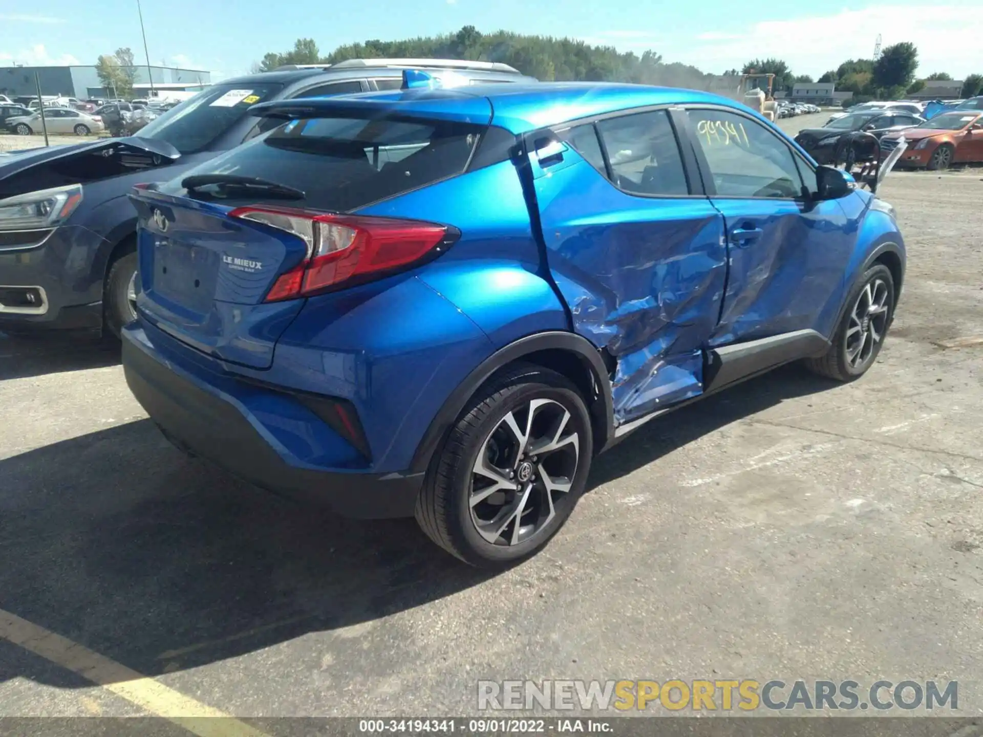 4 Photograph of a damaged car NMTKHMBX2MR129099 TOYOTA C-HR 2021