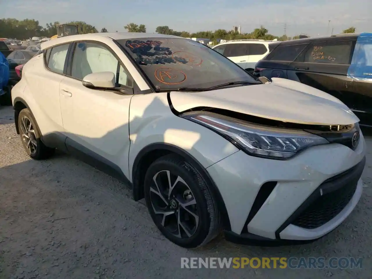 1 Photograph of a damaged car NMTKHMBX2MR129393 TOYOTA C-HR 2021