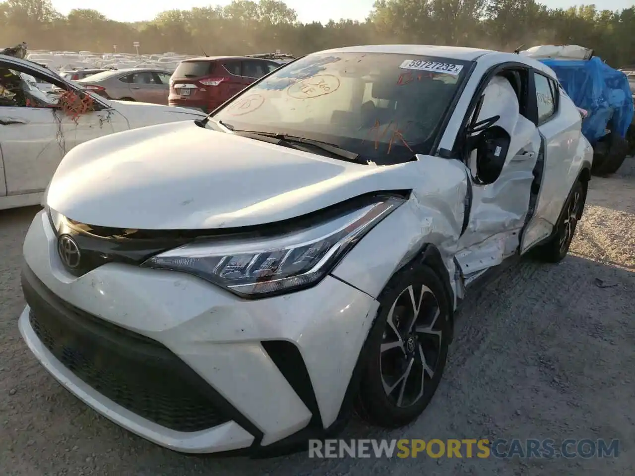 2 Photograph of a damaged car NMTKHMBX2MR129393 TOYOTA C-HR 2021