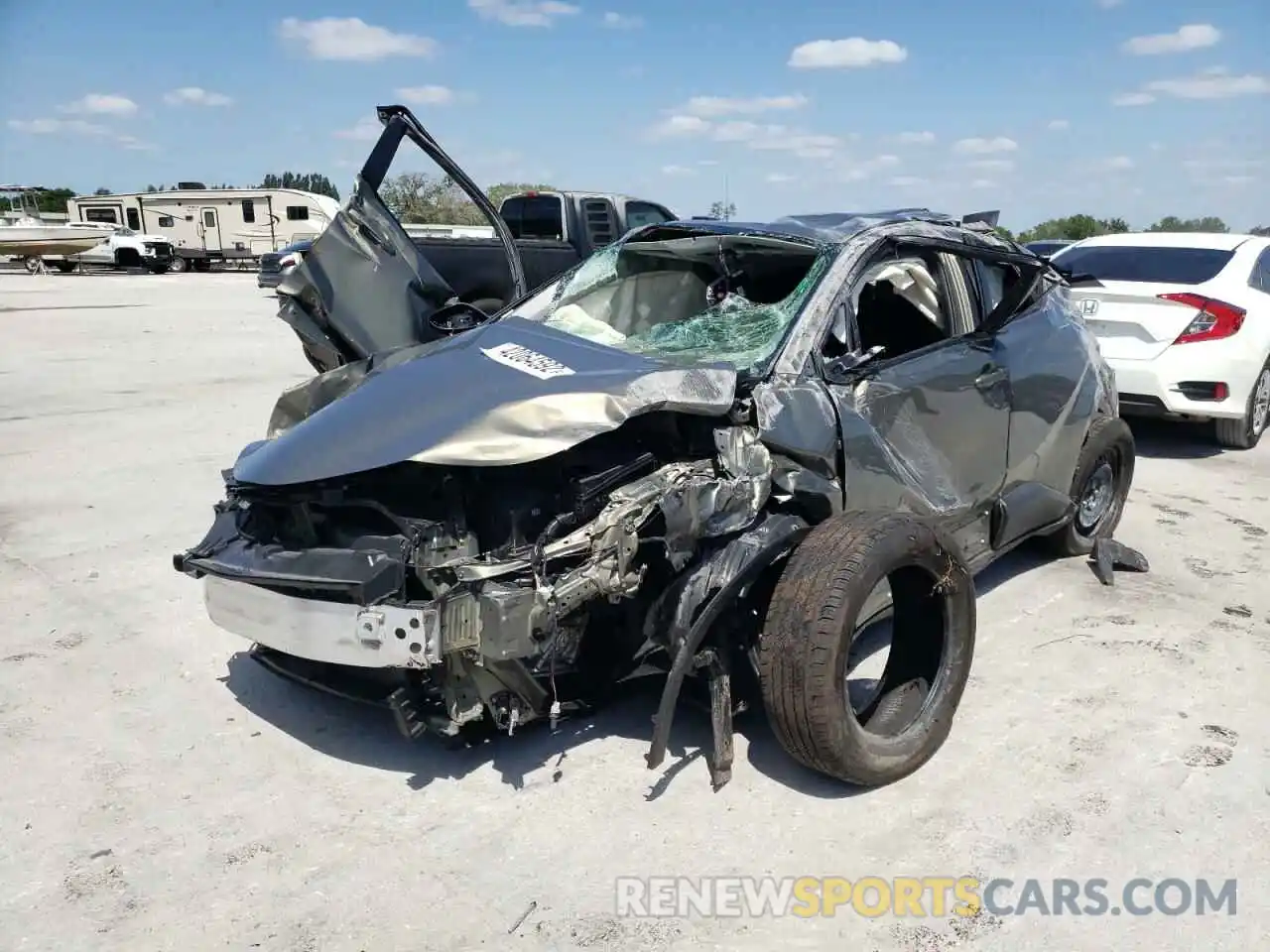 2 Photograph of a damaged car NMTKHMBX2MR130401 TOYOTA C-HR 2021