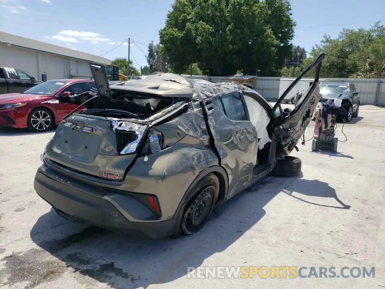 4 Photograph of a damaged car NMTKHMBX2MR130401 TOYOTA C-HR 2021