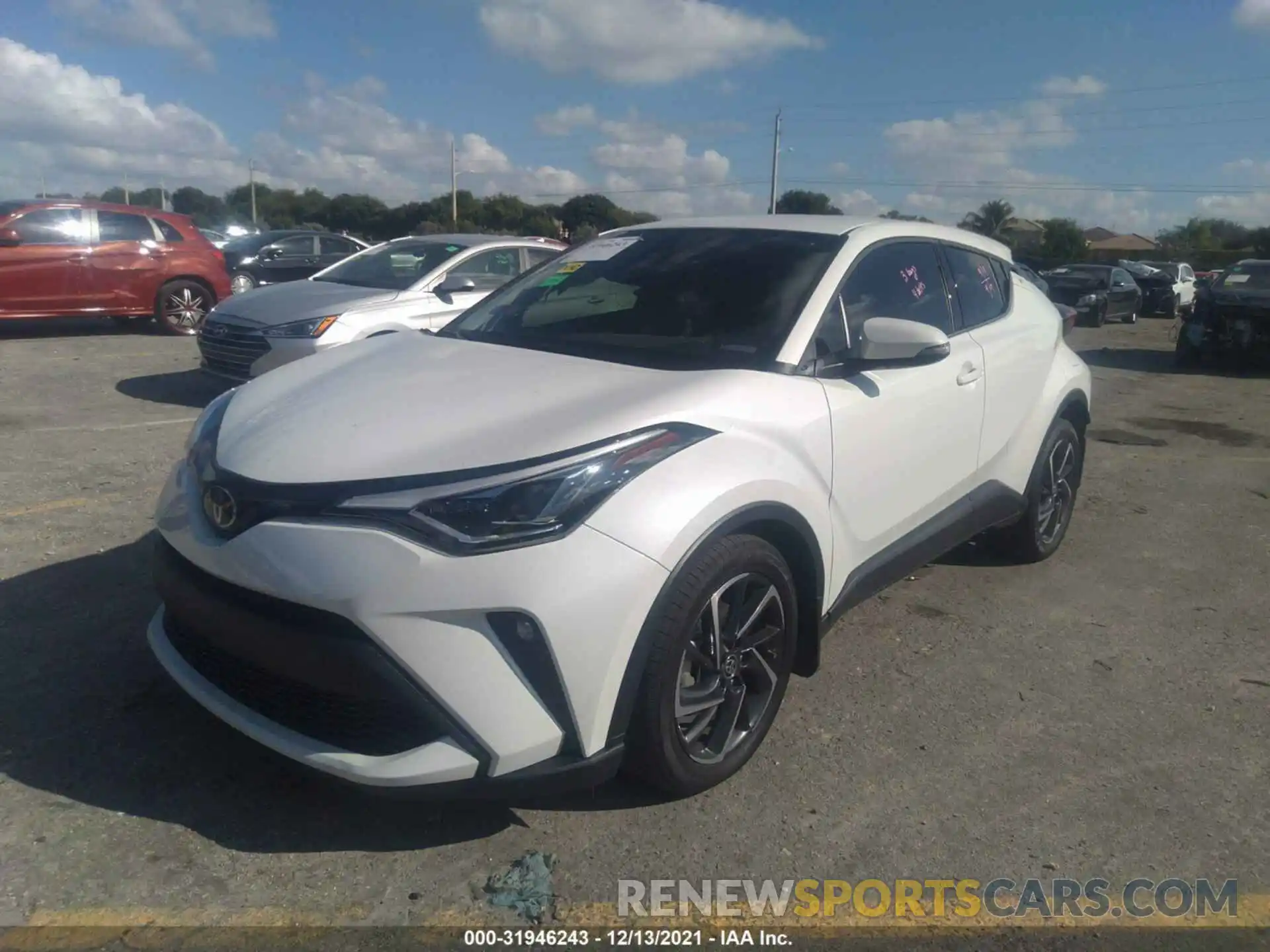 2 Photograph of a damaged car NMTKHMBX2MR135257 TOYOTA C-HR 2021