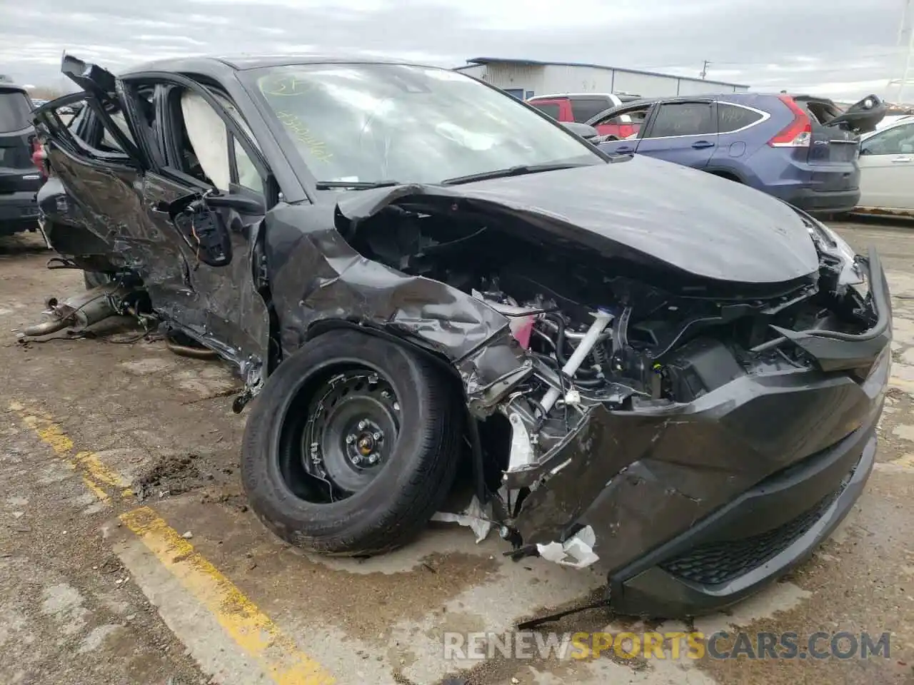 1 Photograph of a damaged car NMTKHMBX2MR140202 TOYOTA C-HR 2021