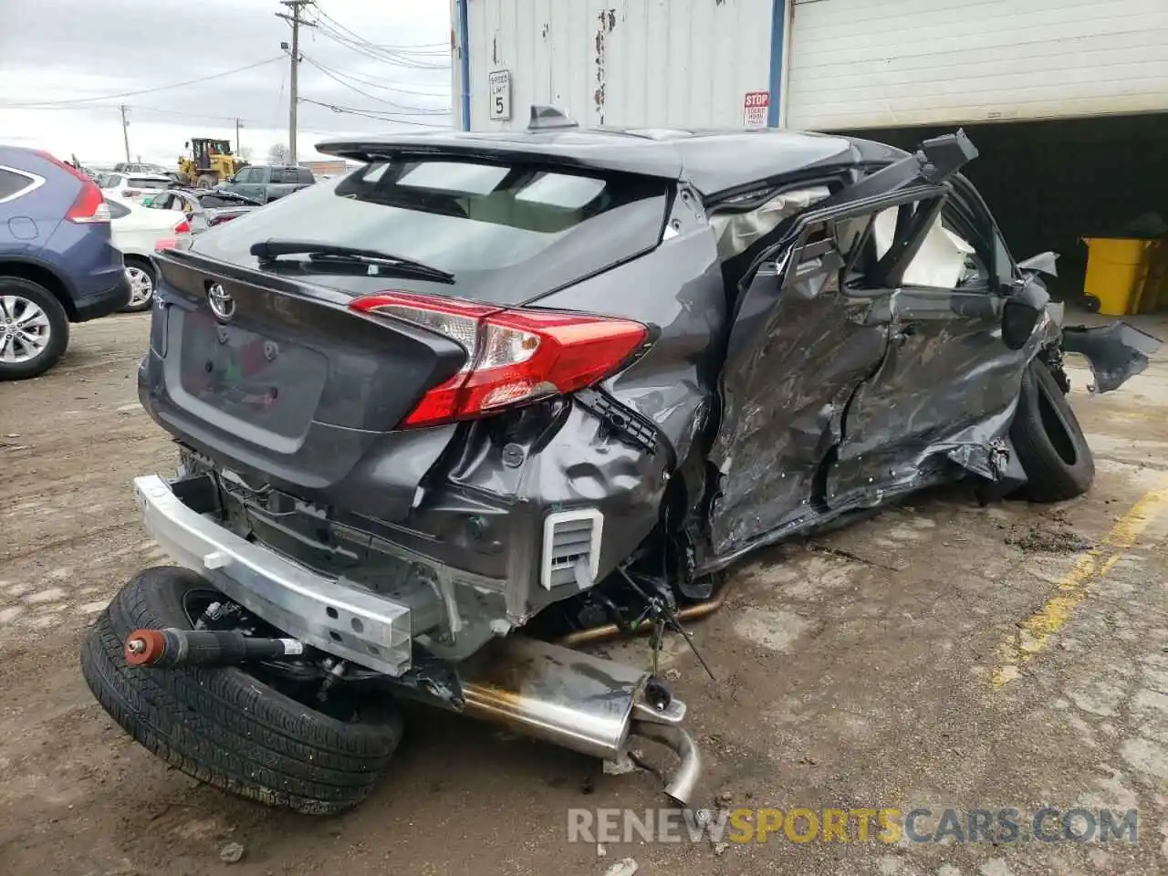 4 Photograph of a damaged car NMTKHMBX2MR140202 TOYOTA C-HR 2021