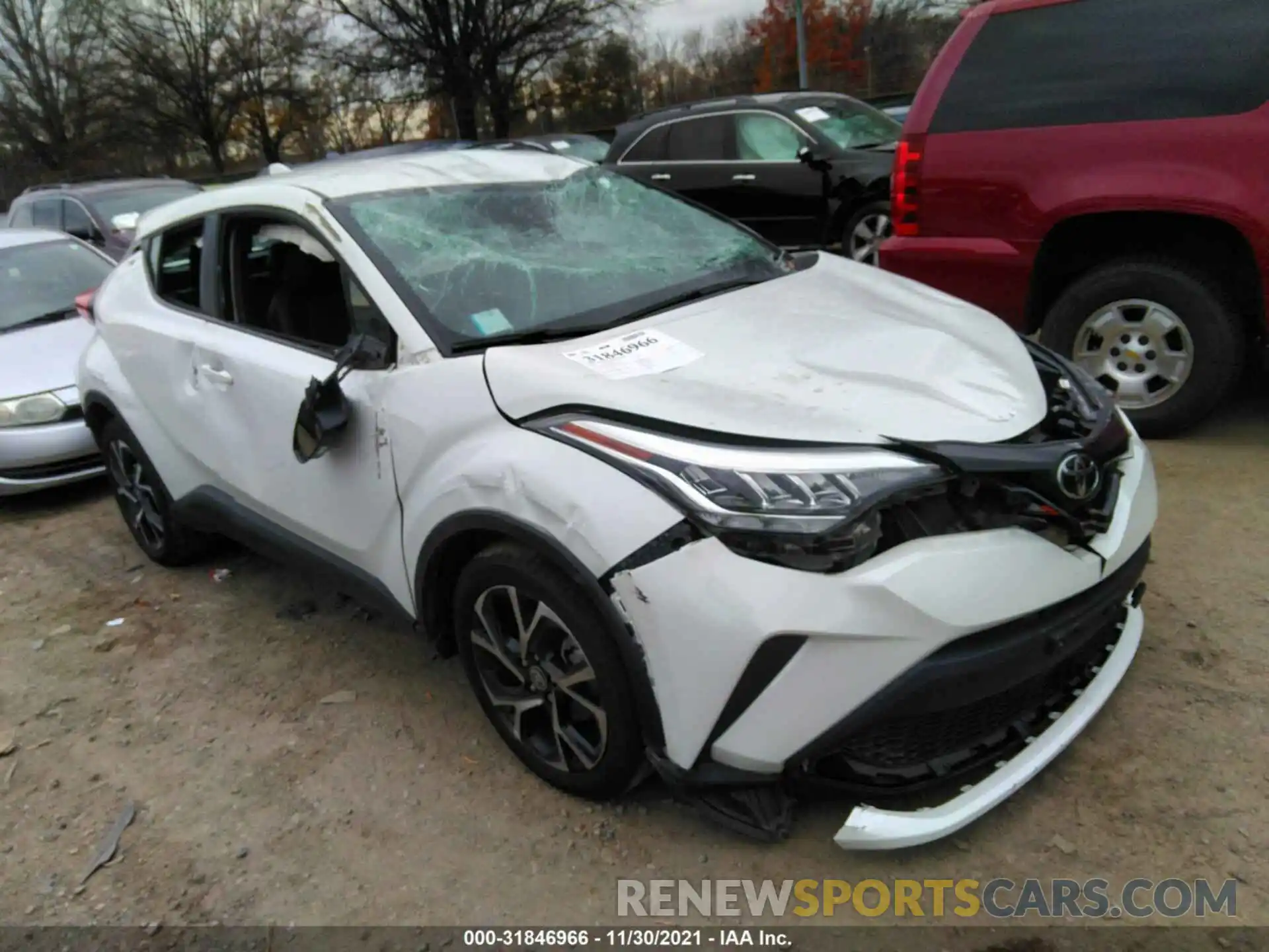 1 Photograph of a damaged car NMTKHMBX3MR119259 TOYOTA C-HR 2021