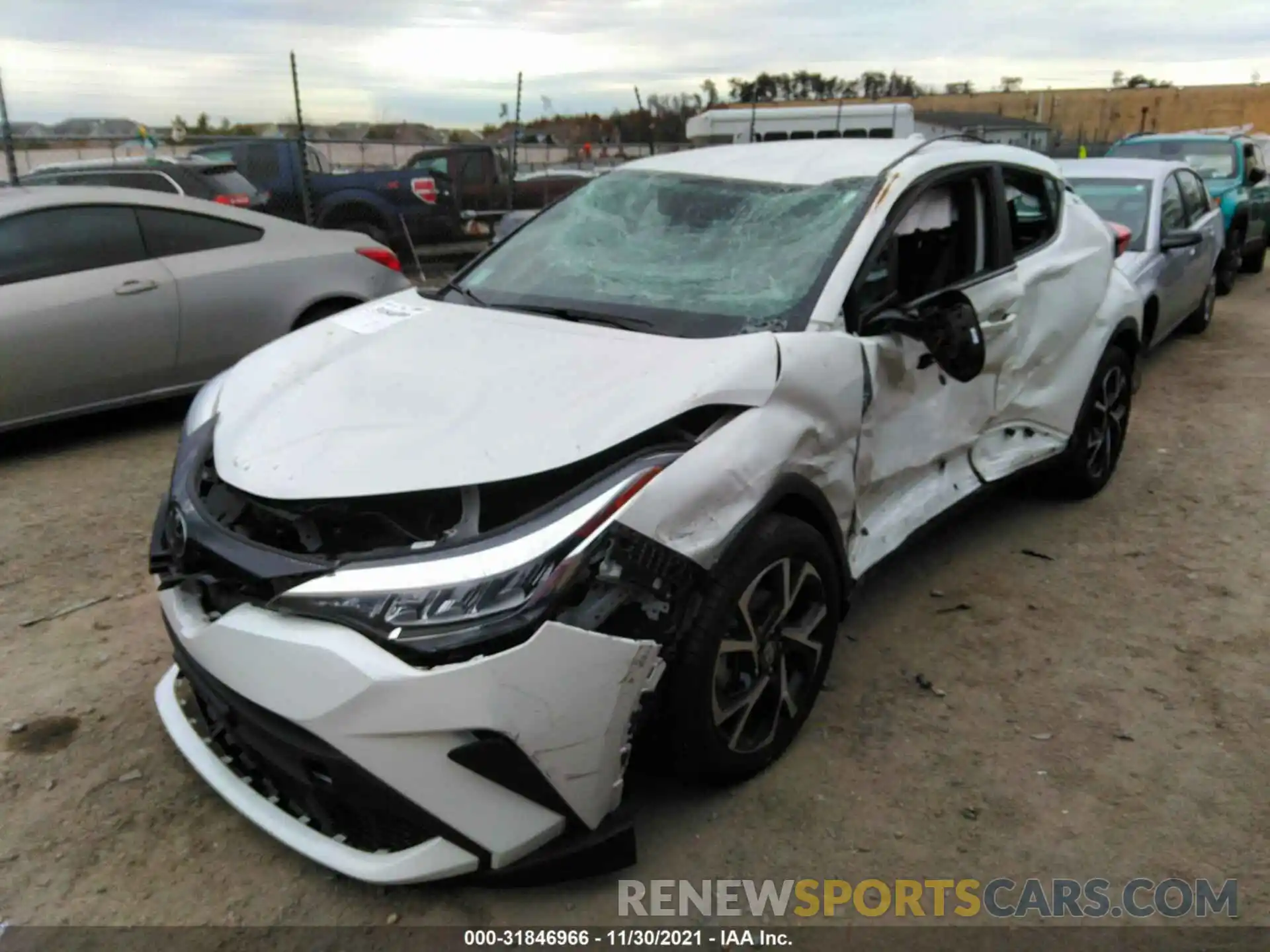 2 Photograph of a damaged car NMTKHMBX3MR119259 TOYOTA C-HR 2021