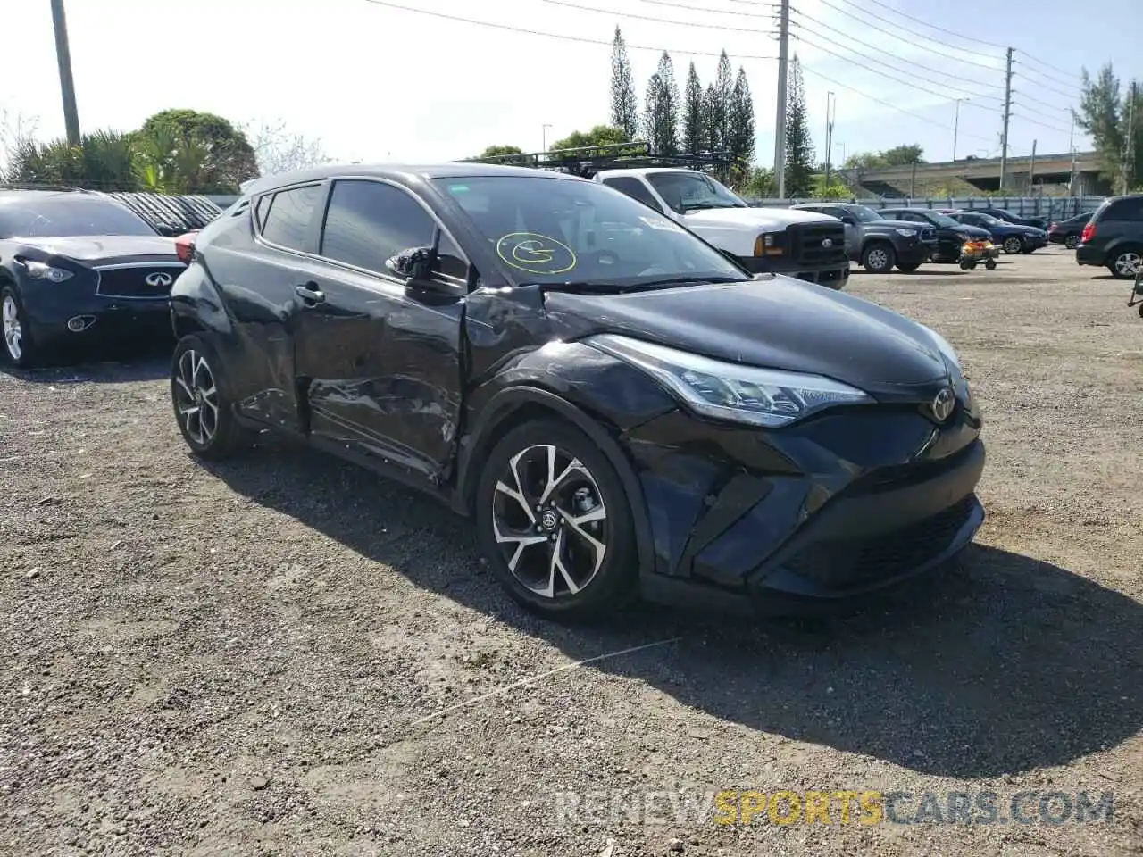 1 Photograph of a damaged car NMTKHMBX3MR122095 TOYOTA C-HR 2021