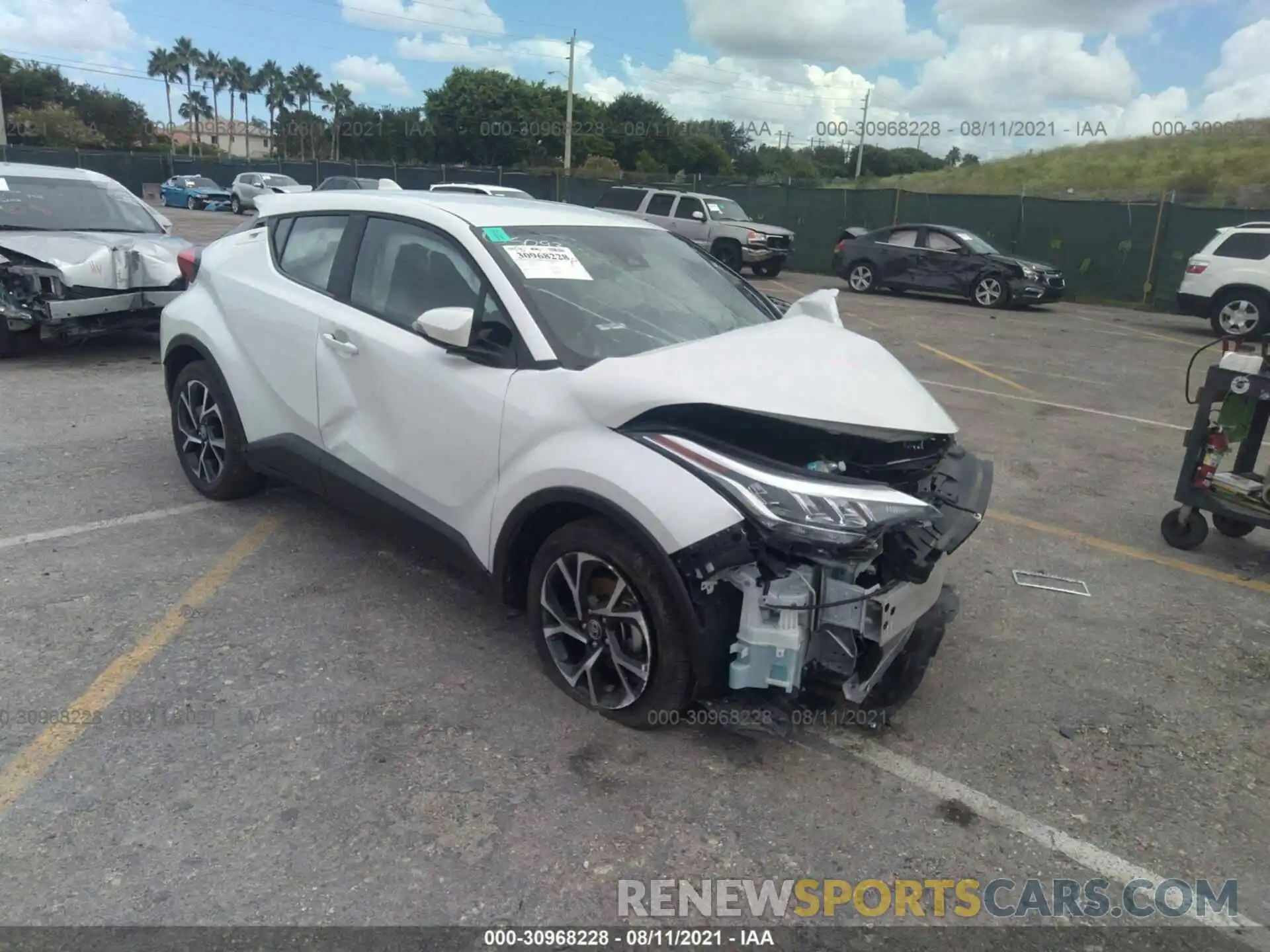 1 Photograph of a damaged car NMTKHMBX3MR125093 TOYOTA C-HR 2021