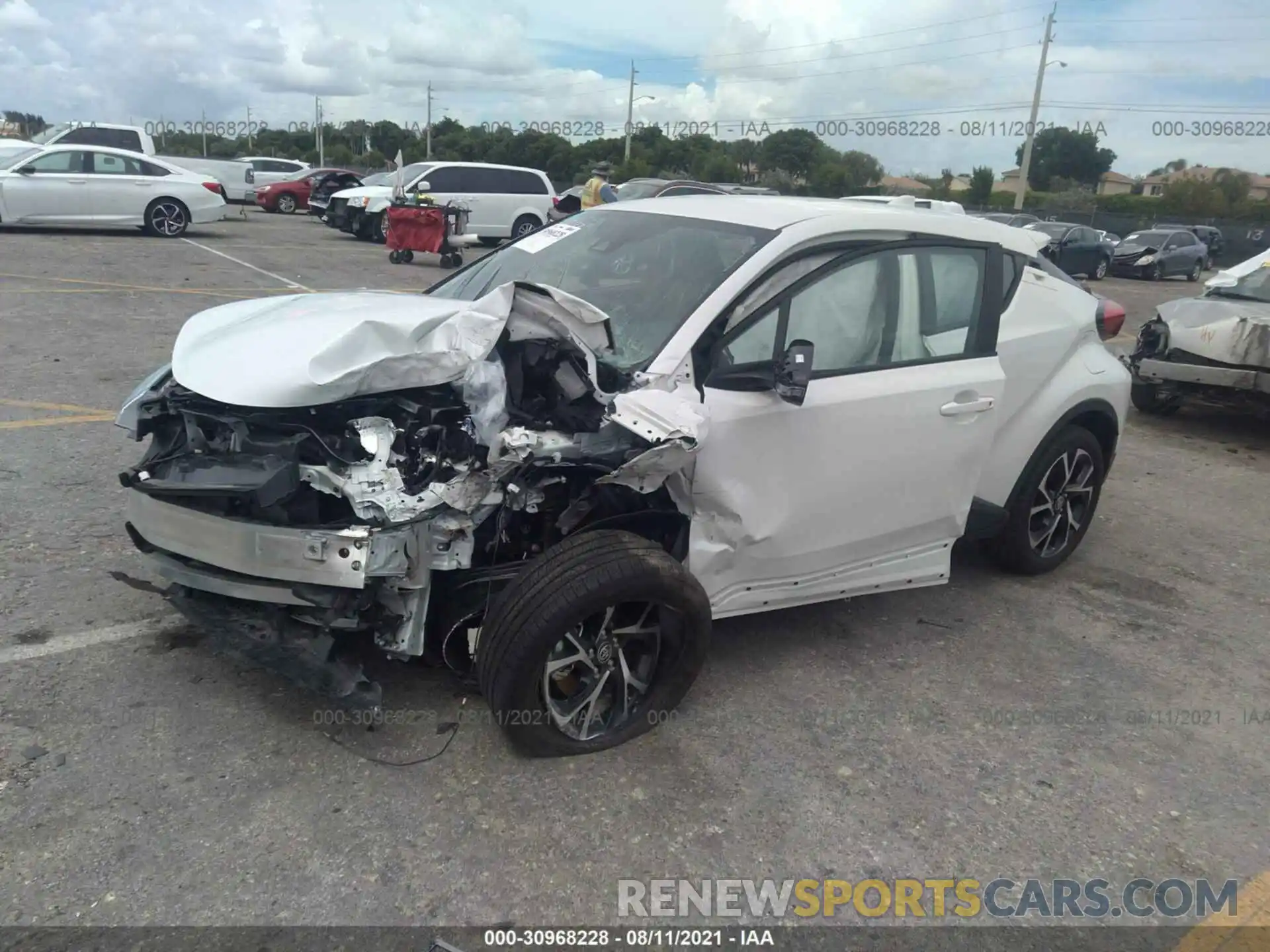 2 Photograph of a damaged car NMTKHMBX3MR125093 TOYOTA C-HR 2021