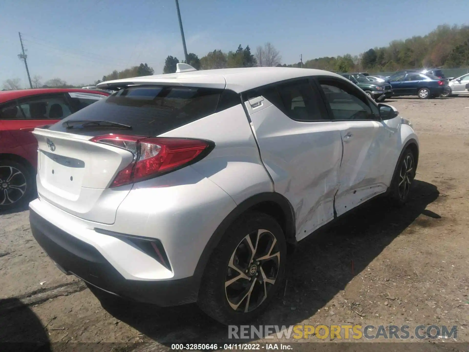 4 Photograph of a damaged car NMTKHMBX3MR128883 TOYOTA C-HR 2021