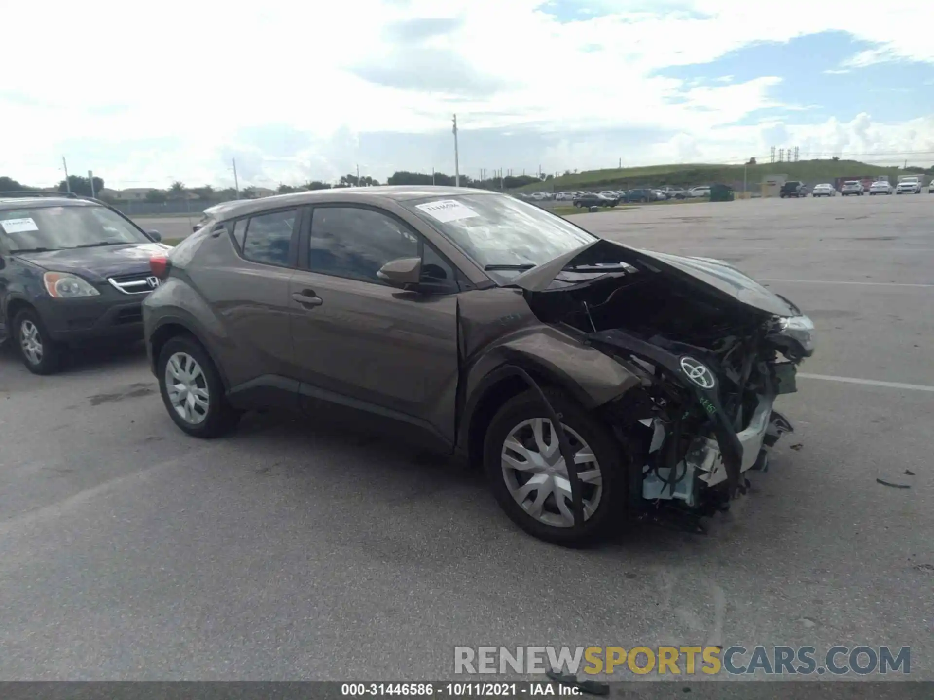 1 Photograph of a damaged car NMTKHMBX3MR131296 TOYOTA C-HR 2021